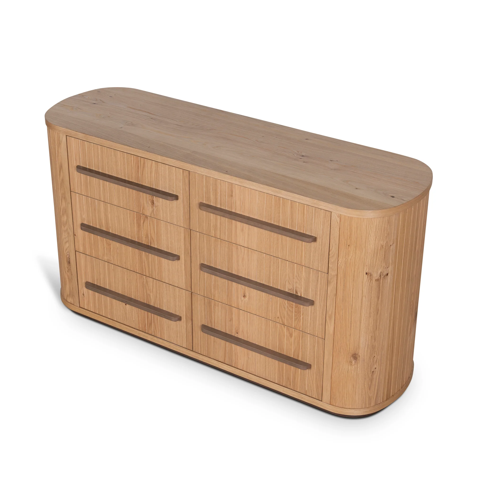 CDT12112-VN Chest of 6 Drawers - Knotty Oak - Image 4