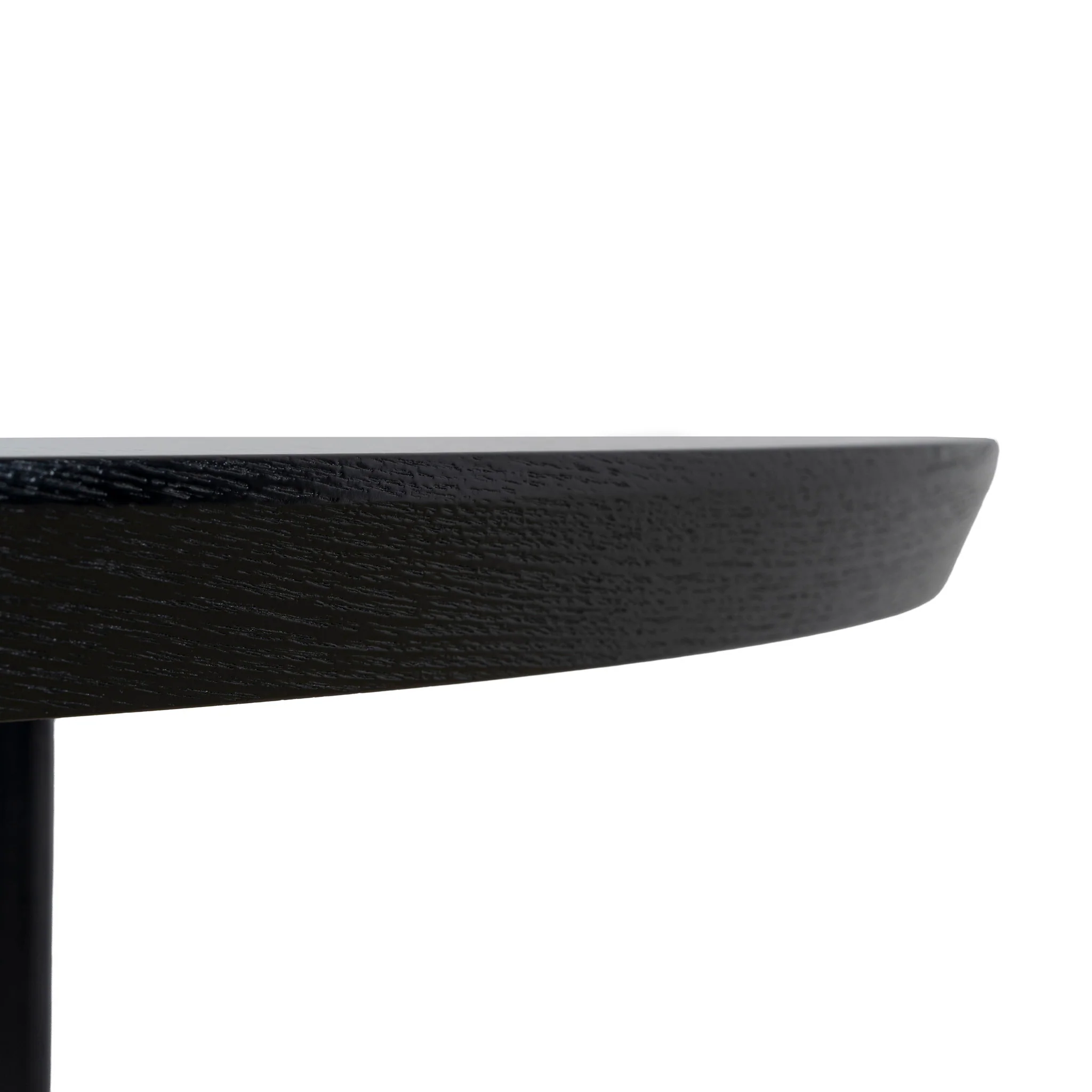 CDT12123-CI 1.2m Round Dining Table - Full Black - Image 6