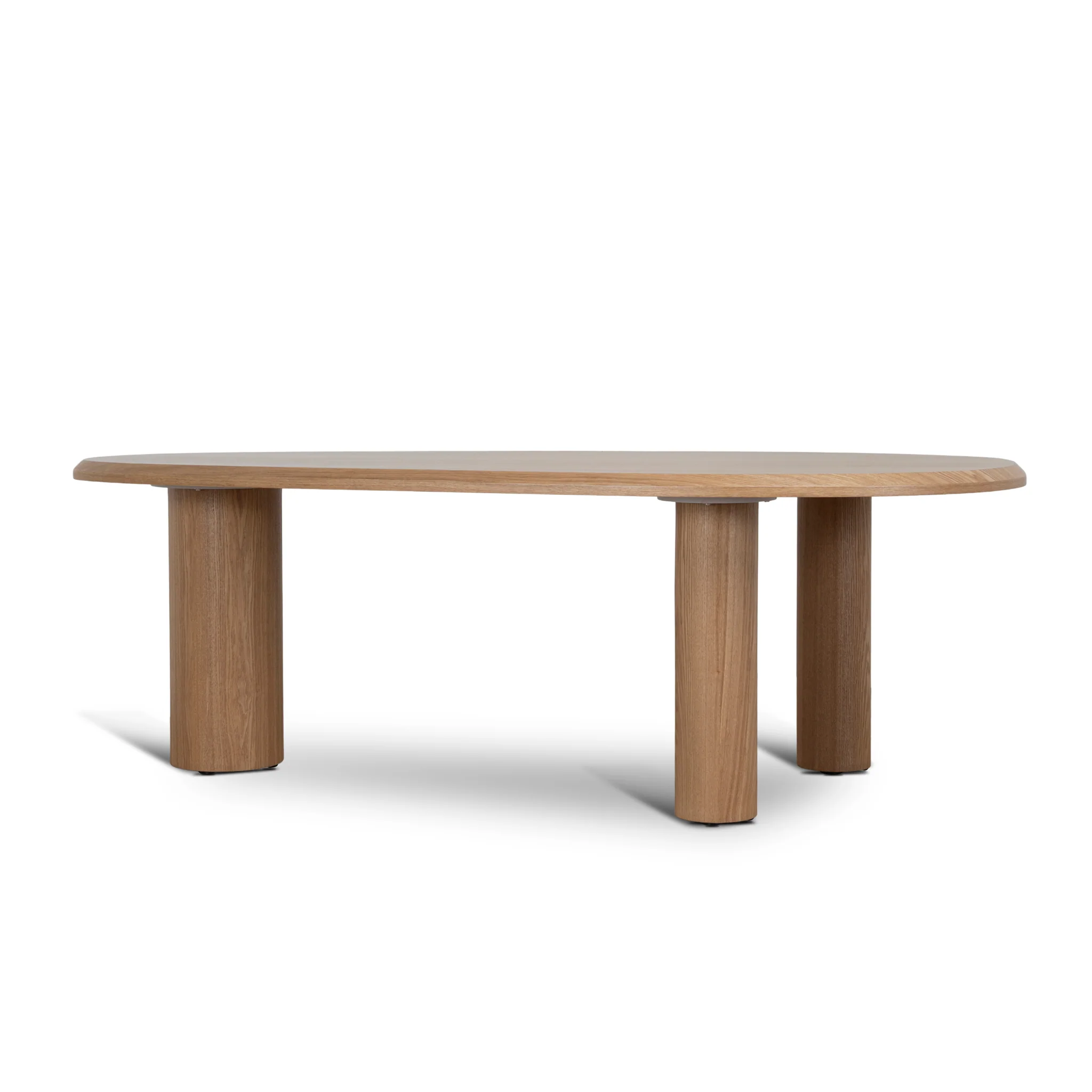 CDT12124-CI 2.3m Oval Dining Table - Natural - Image 3