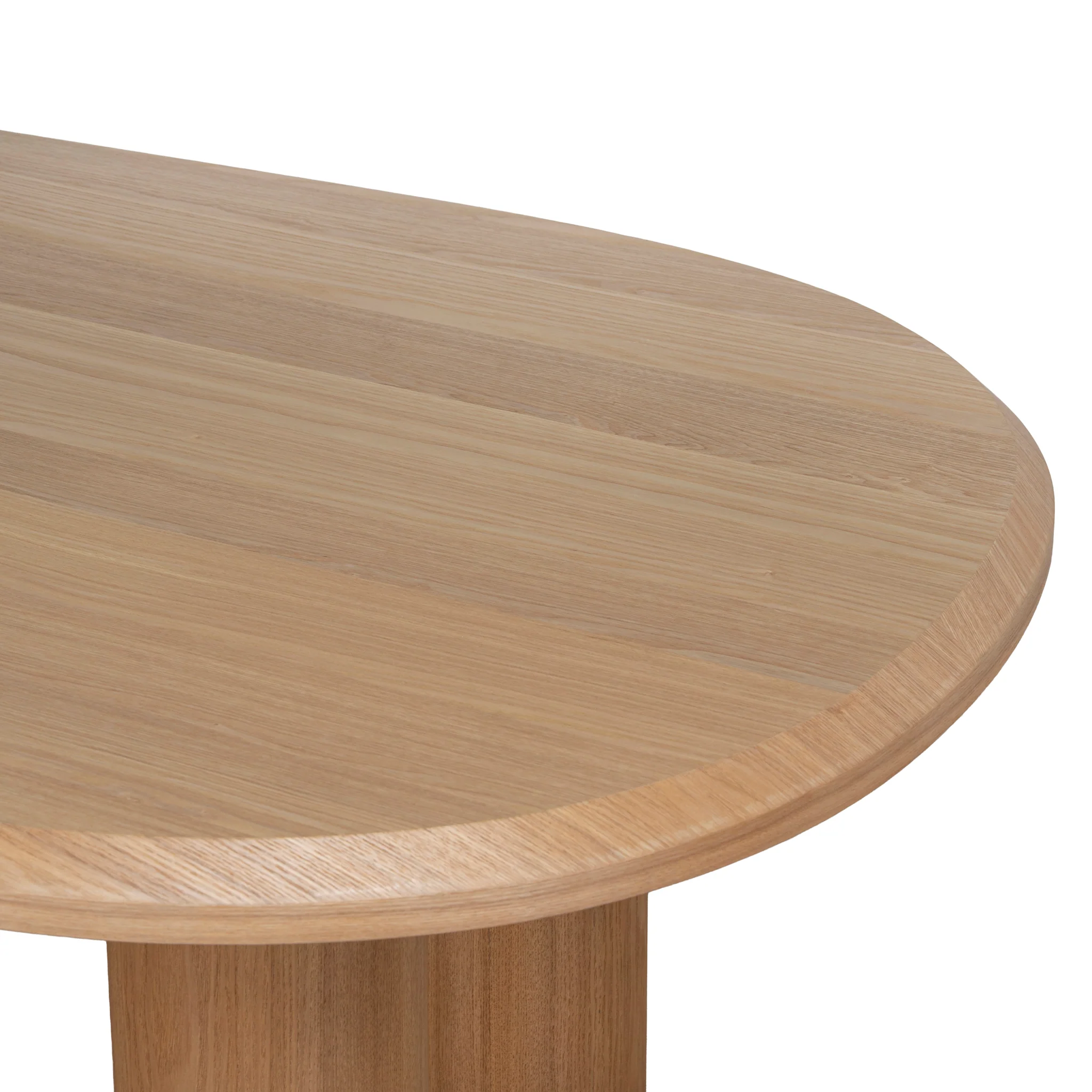 CDT12127-CI 2.1m Oval Dining Table - Natural - Image 12
