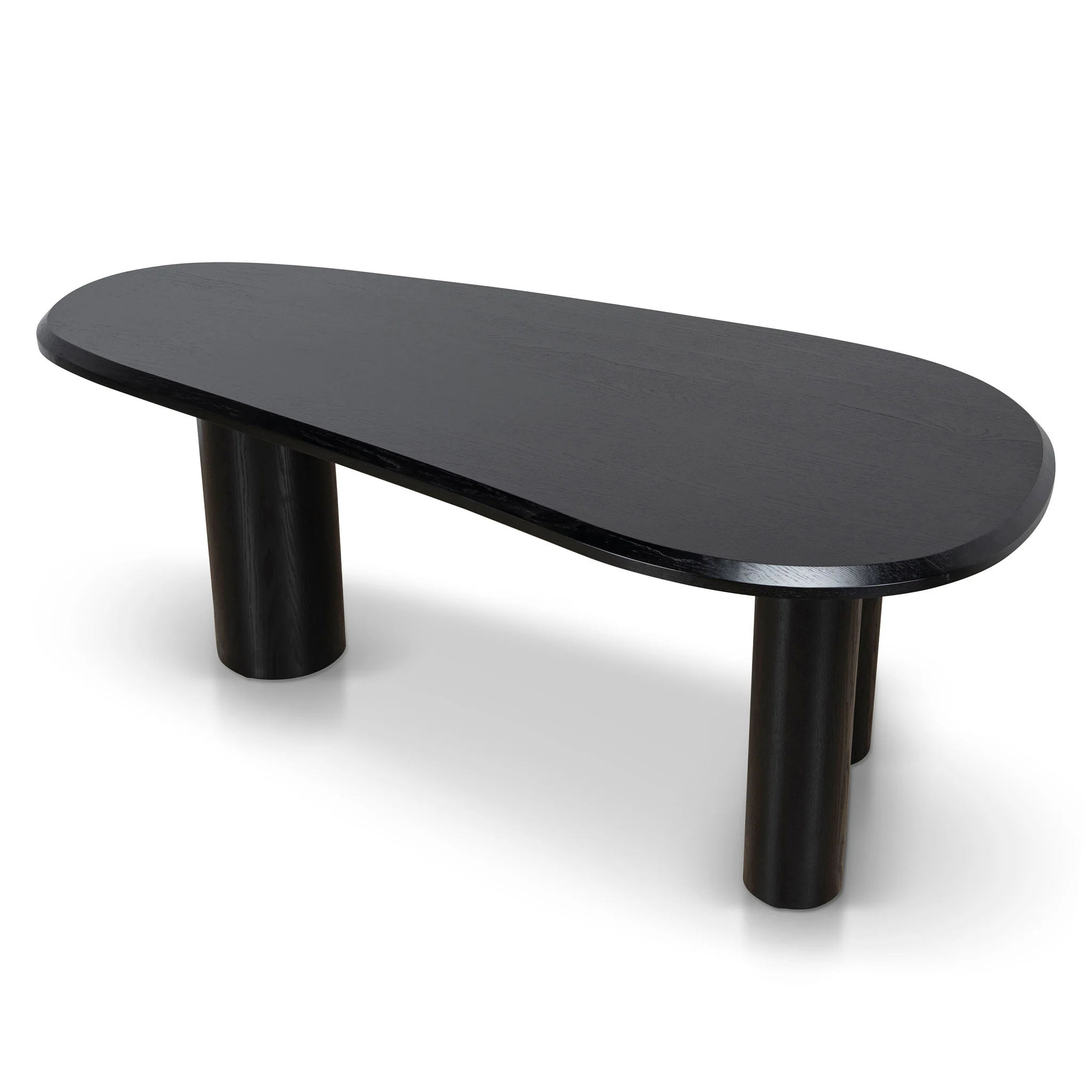 CDT12128-CI 2.1m Oval Dining Table - Full Black - Image 6