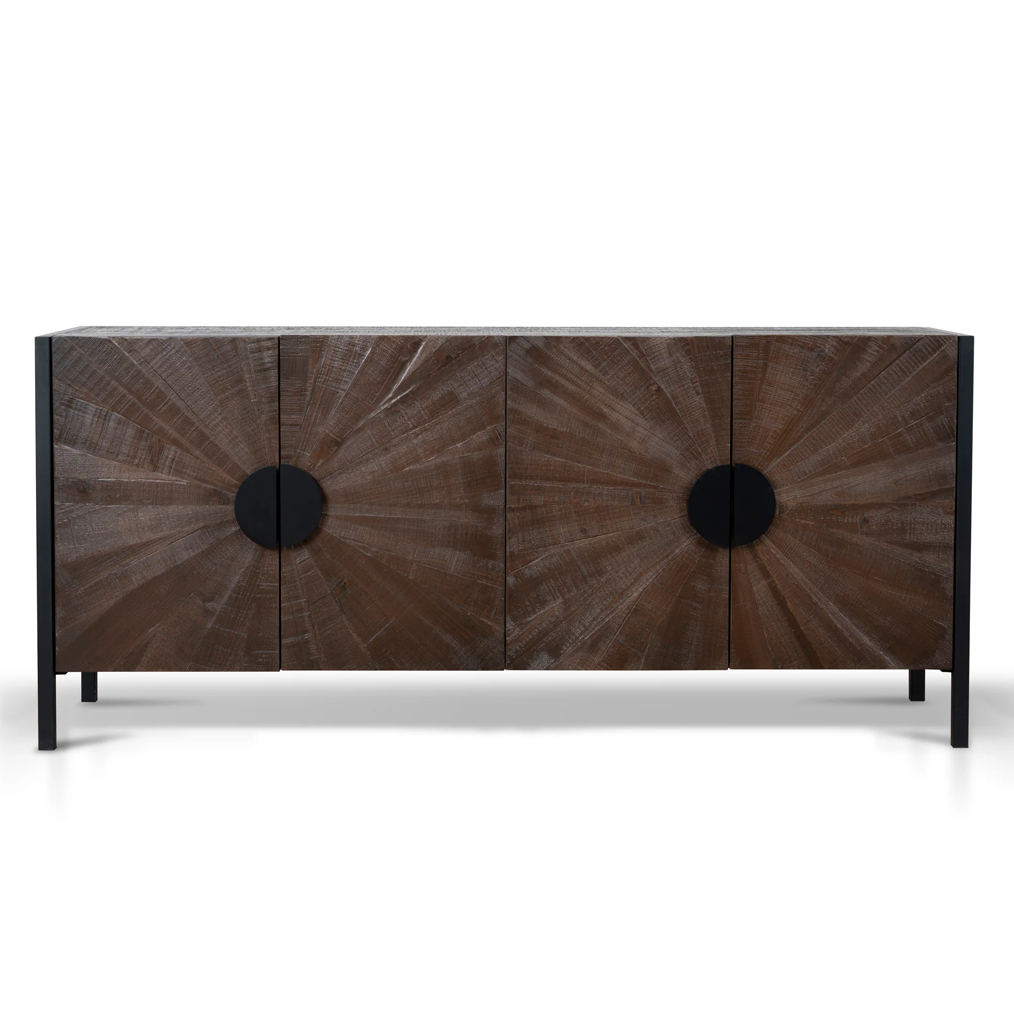 CDT12133-NI 1.8m Wooden Buffet Unit - Walnut - Image 2