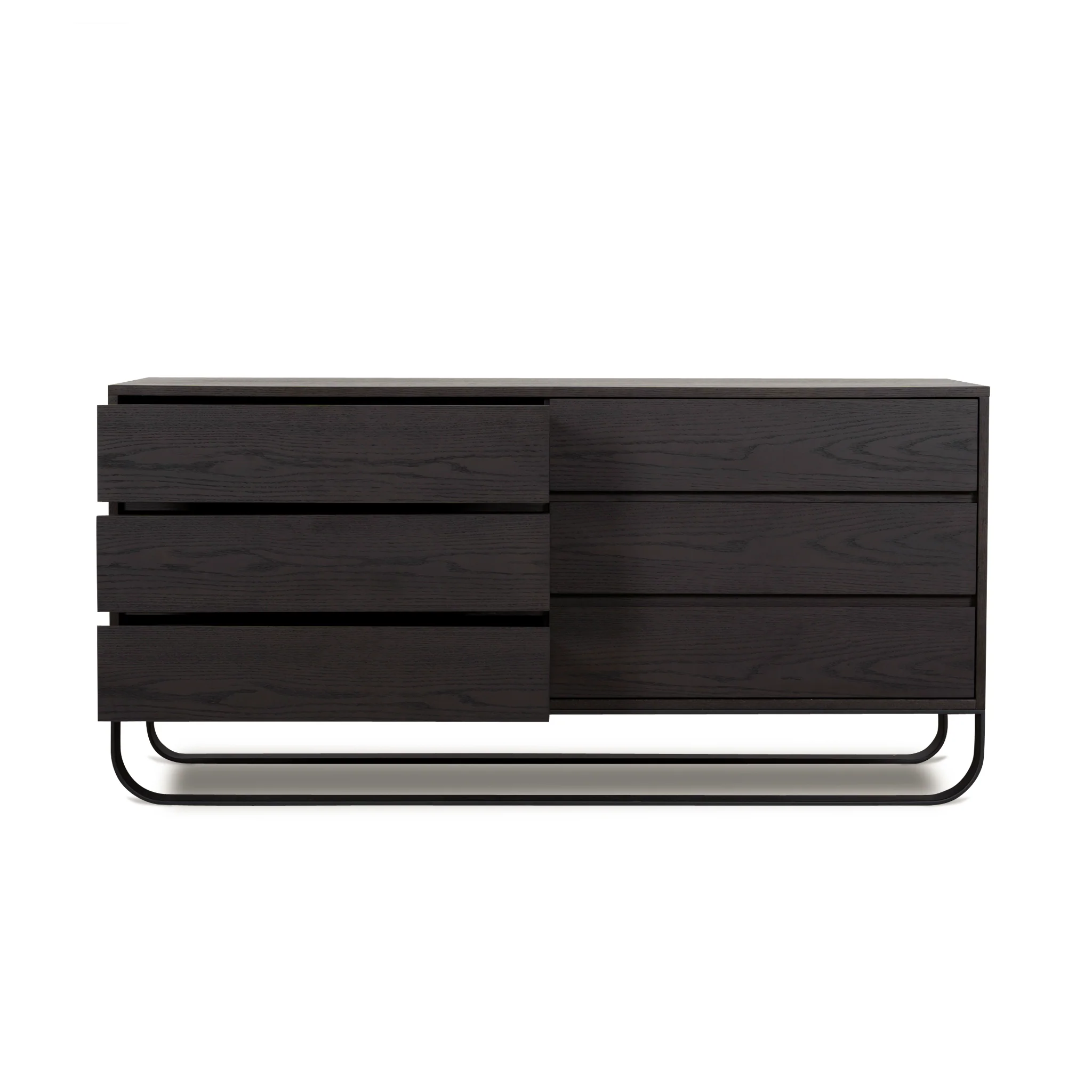 CDT12136-BB 1.6m Dresser Unit - Dark Walnut - Image 3