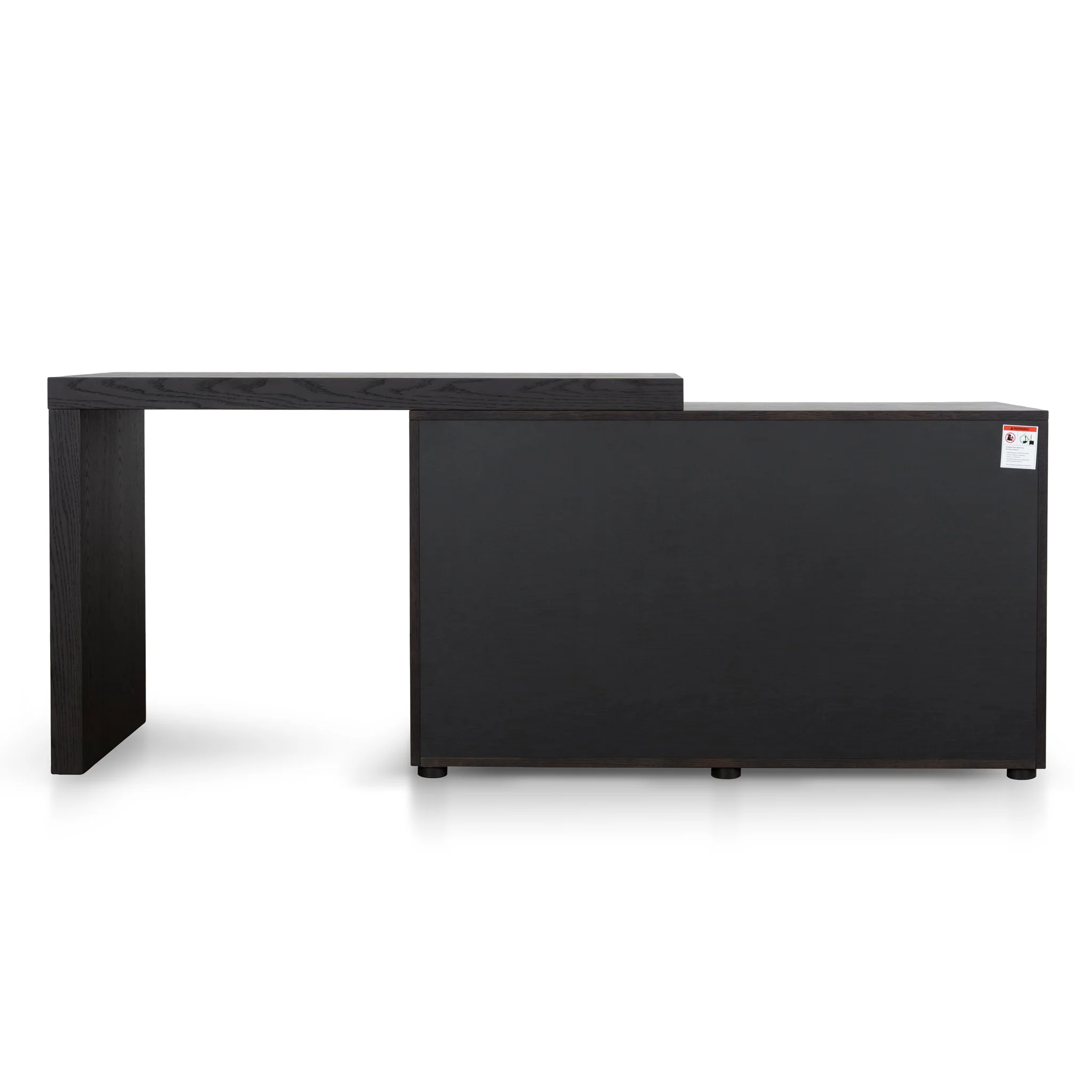 CDT12138-BB Extendable Dresser Unit - Dark Walnut - Image 5