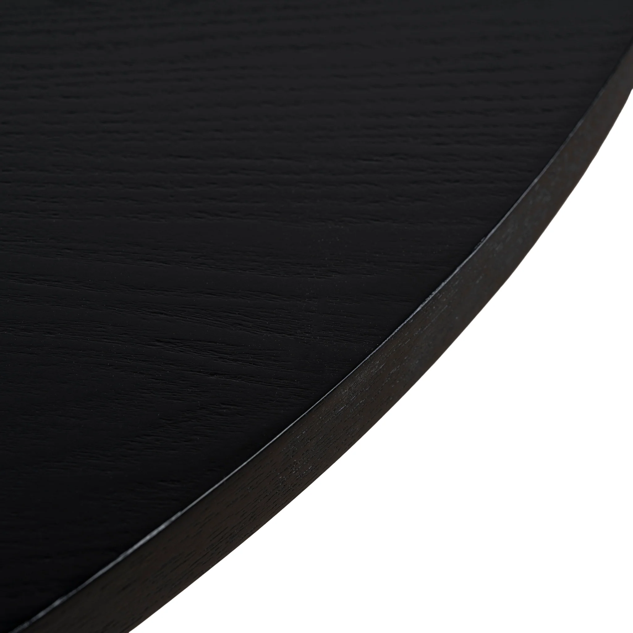 CDT12150-NI 1.2m Round Dining Table - Full Black - Image 5