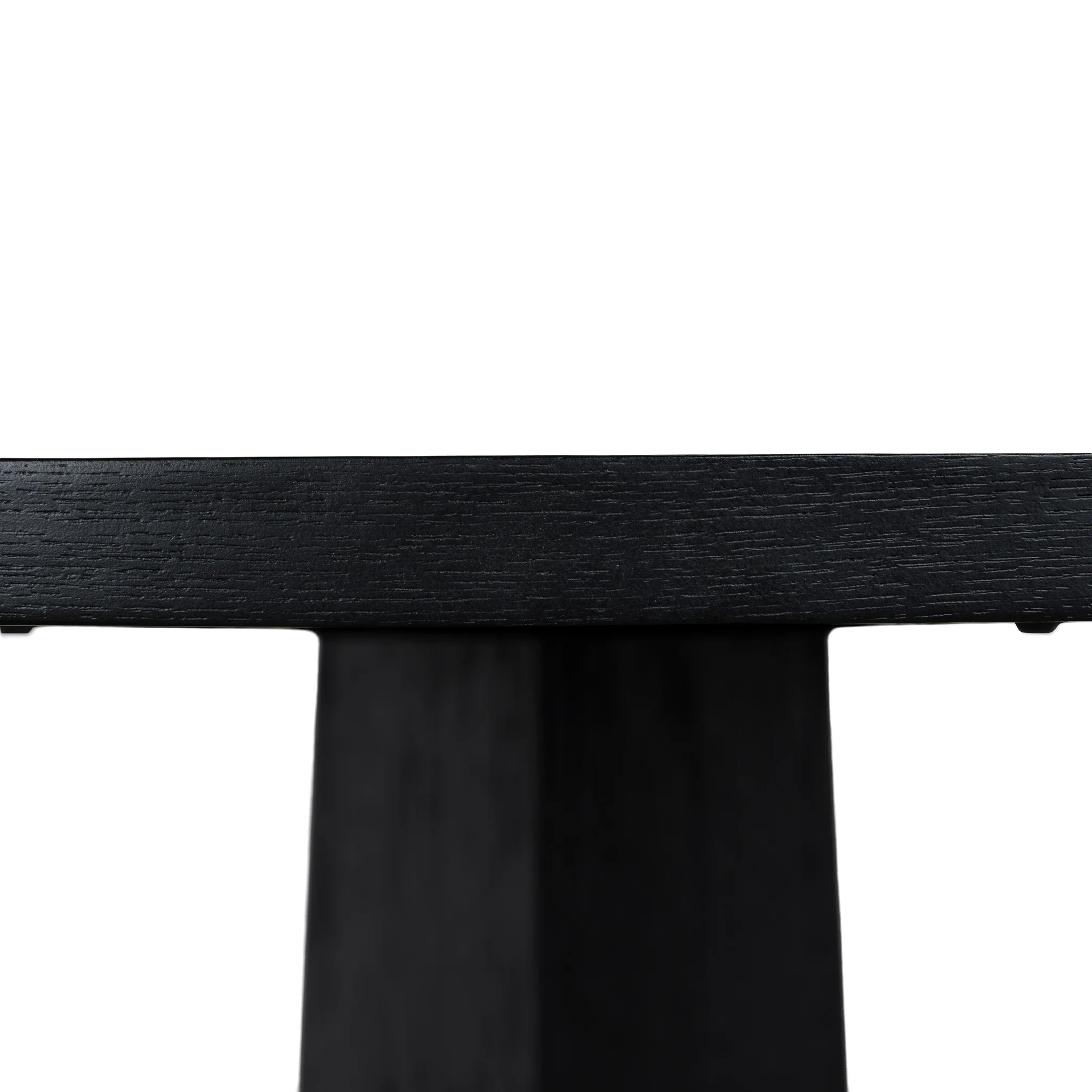 CDT12150-NI 1.2m Round Dining Table - Full Black - Image 6