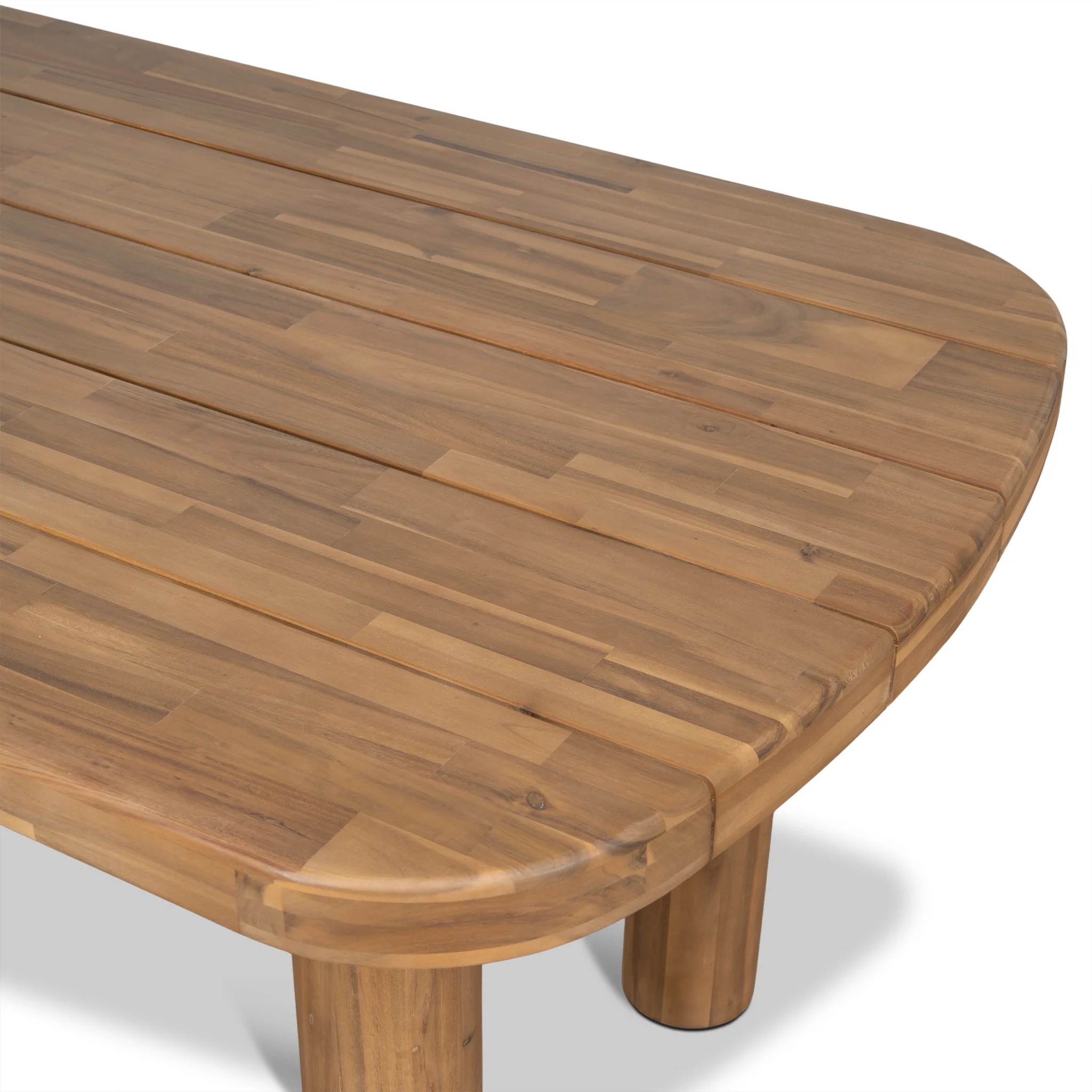 CDT12163-EM 2.5m Outdoor Dining Table - Natural - Image 13