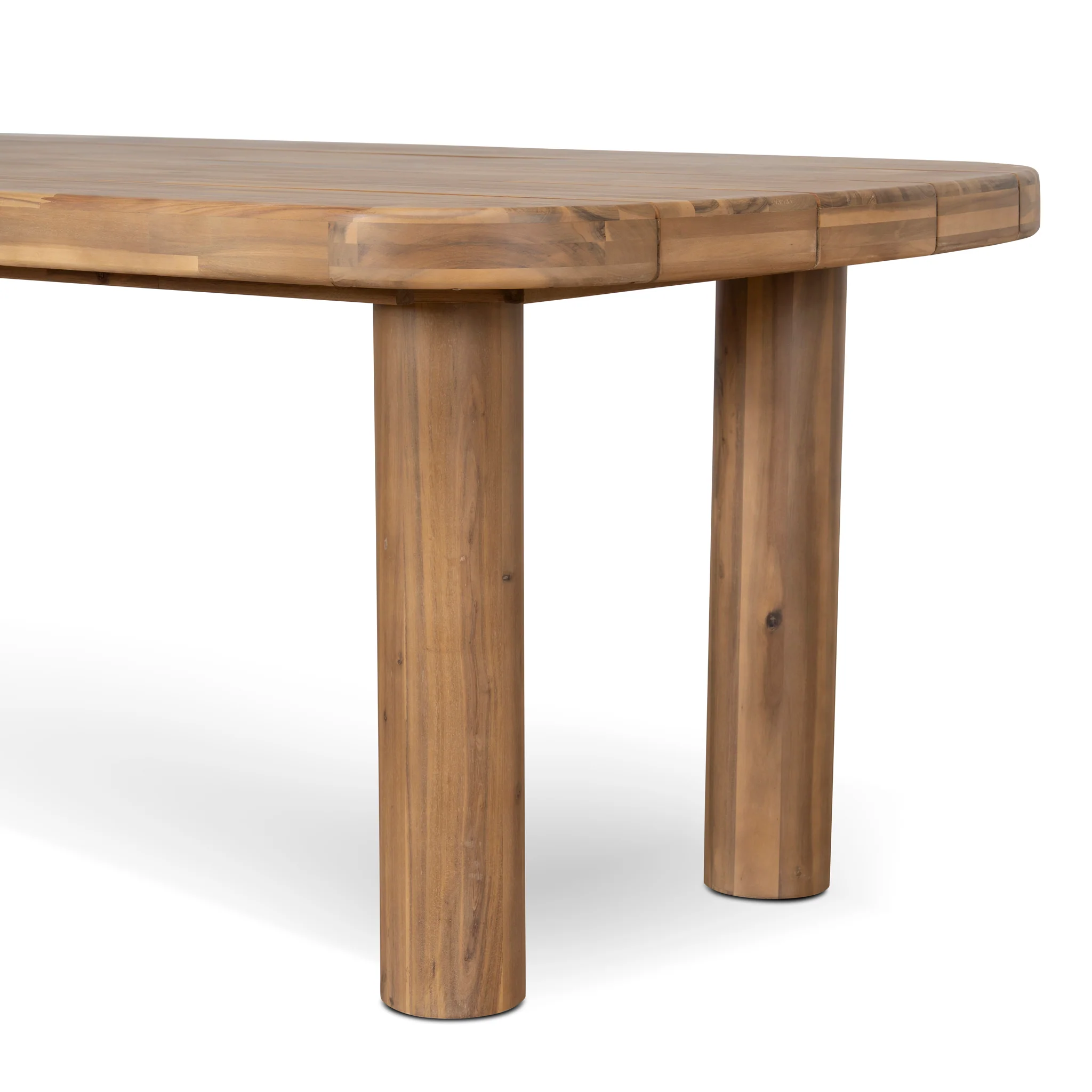 CDT12163-EM 2.5m Outdoor Dining Table - Natural - Image 6