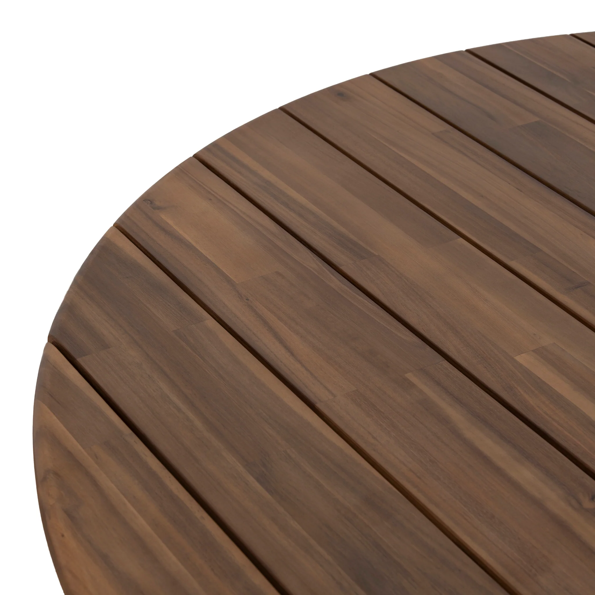 CDT12173-EM 1.4m Round Outdoor Dining Table - Natural - Image 4
