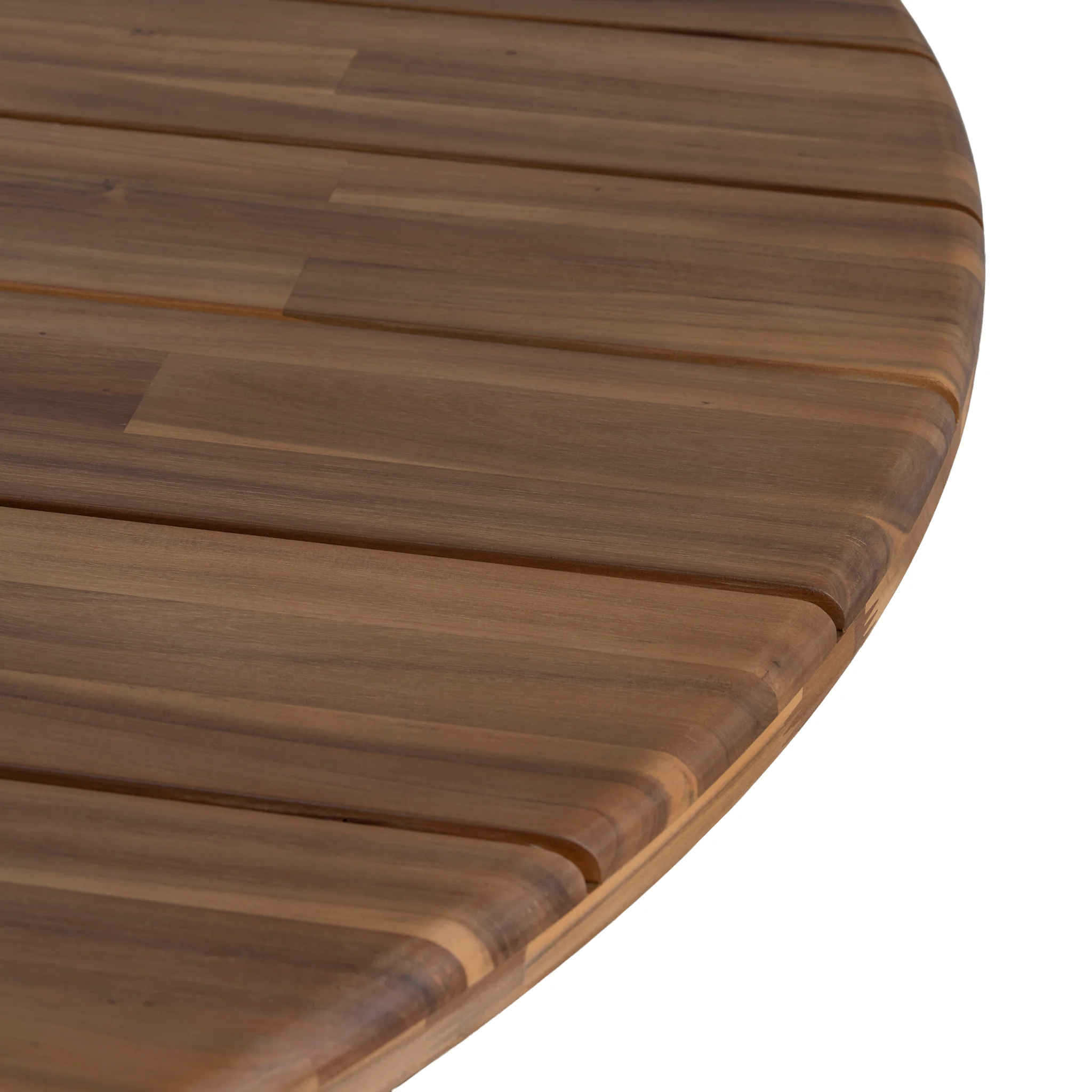 CDT12173-EM 1.4m Round Outdoor Dining Table - Natural - Image 5