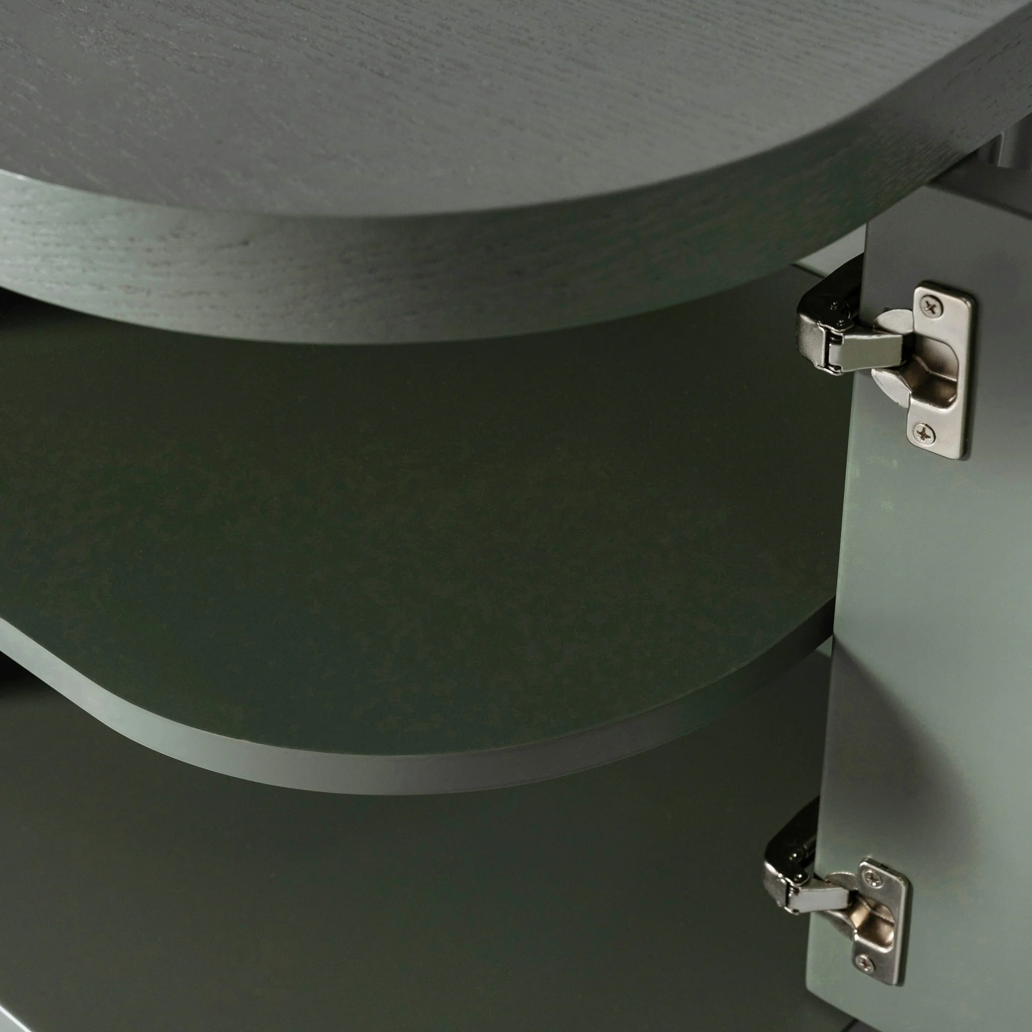 CDT12269-DW 1.6m Veneer Top Buffet Unit - Sage Green - Image 14