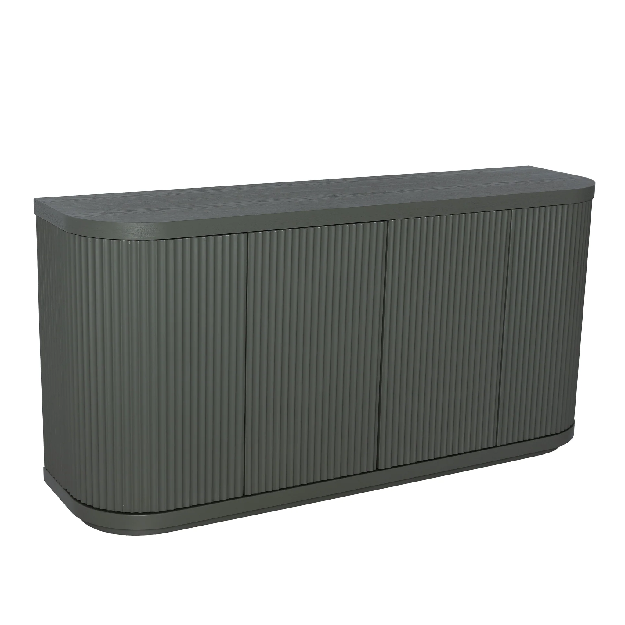 CDT12269-DW 1.6m Veneer Top Buffet Unit - Sage Green - Image 3