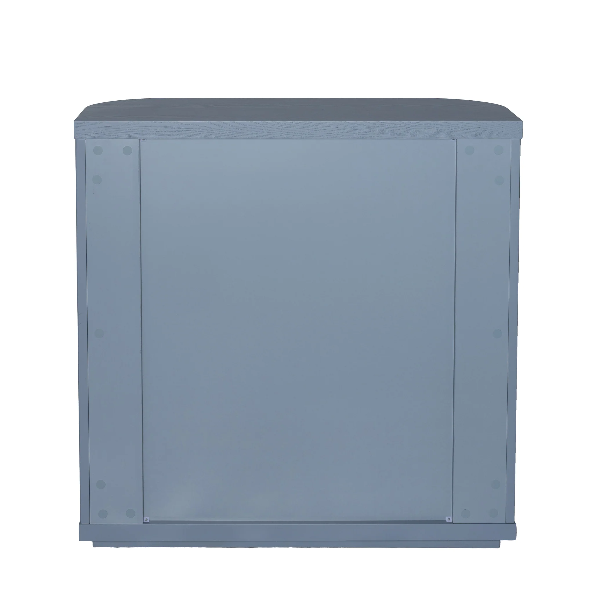 CDT12270-DW 100cm Wooden Storage Cabinet - Light Blue - Image 4