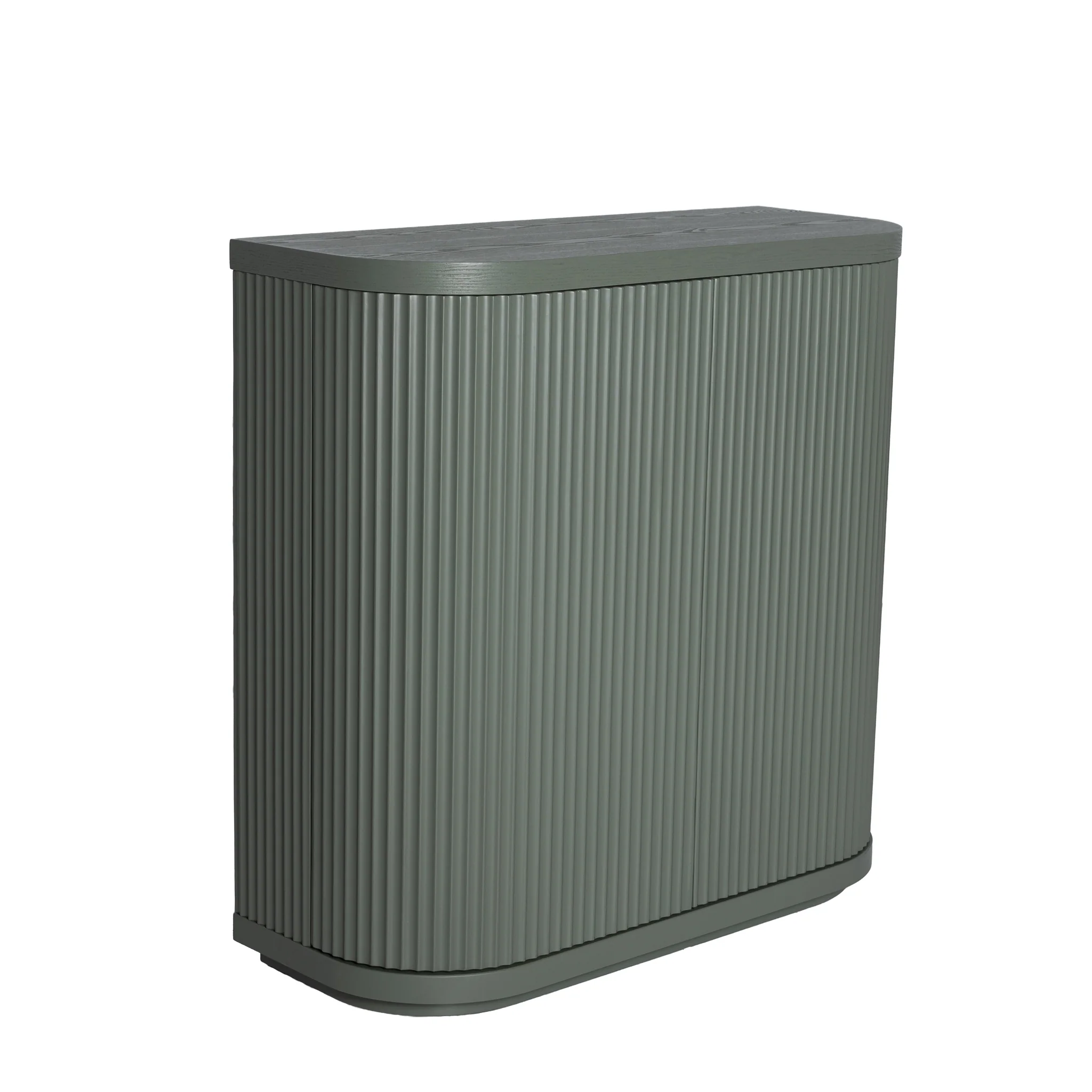CDT12271-DW 100cm Wooden Storage Cabinet - Sage Green - Image 3