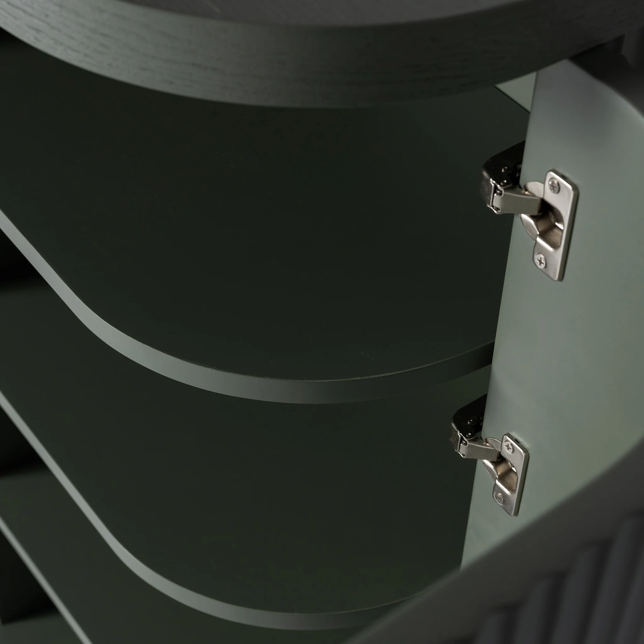 CDT12271-DW 100cm Wooden Storage Cabinet - Sage Green - Image 8