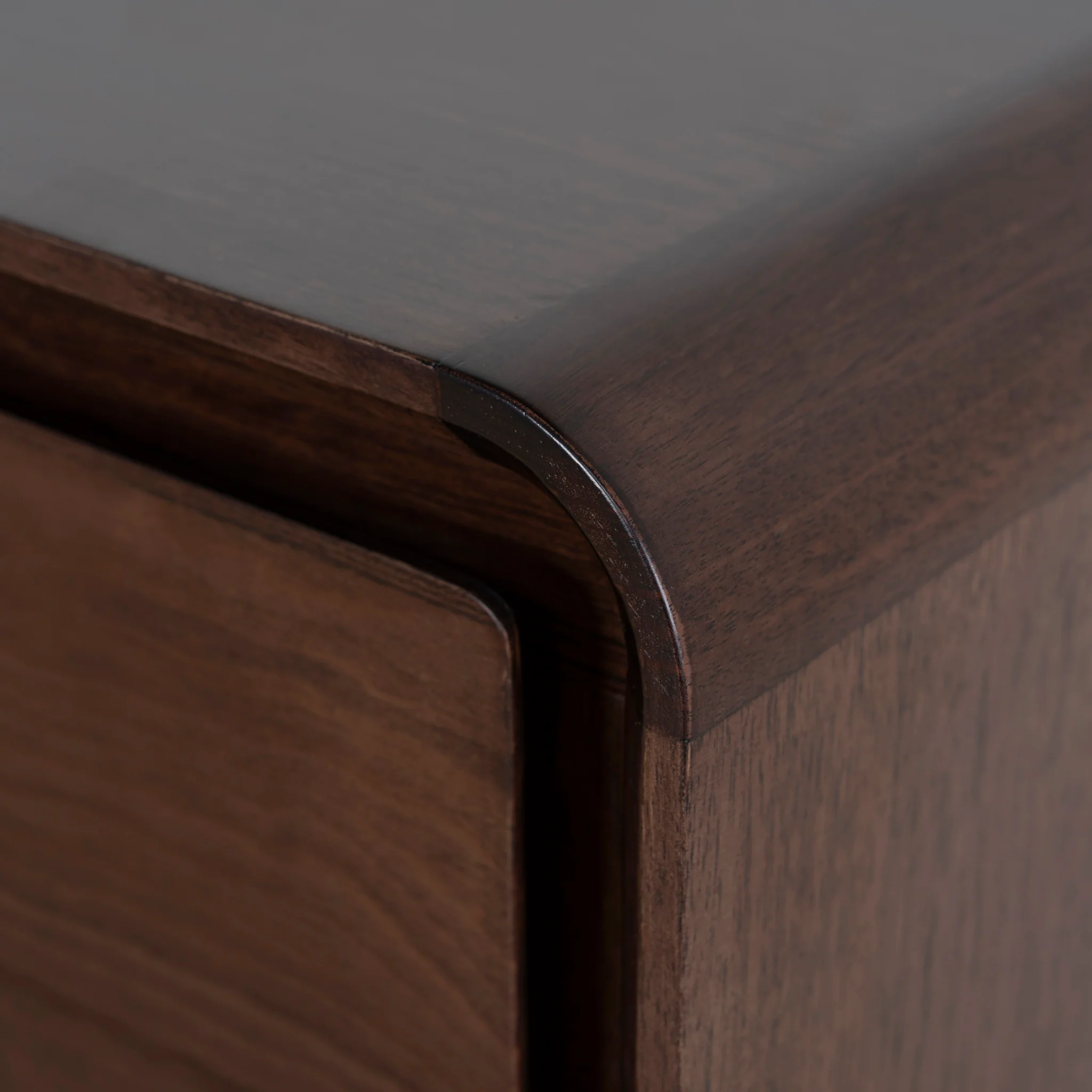 CDT12351-AW Tallboy Drawer Chest - Walnut - Image 10