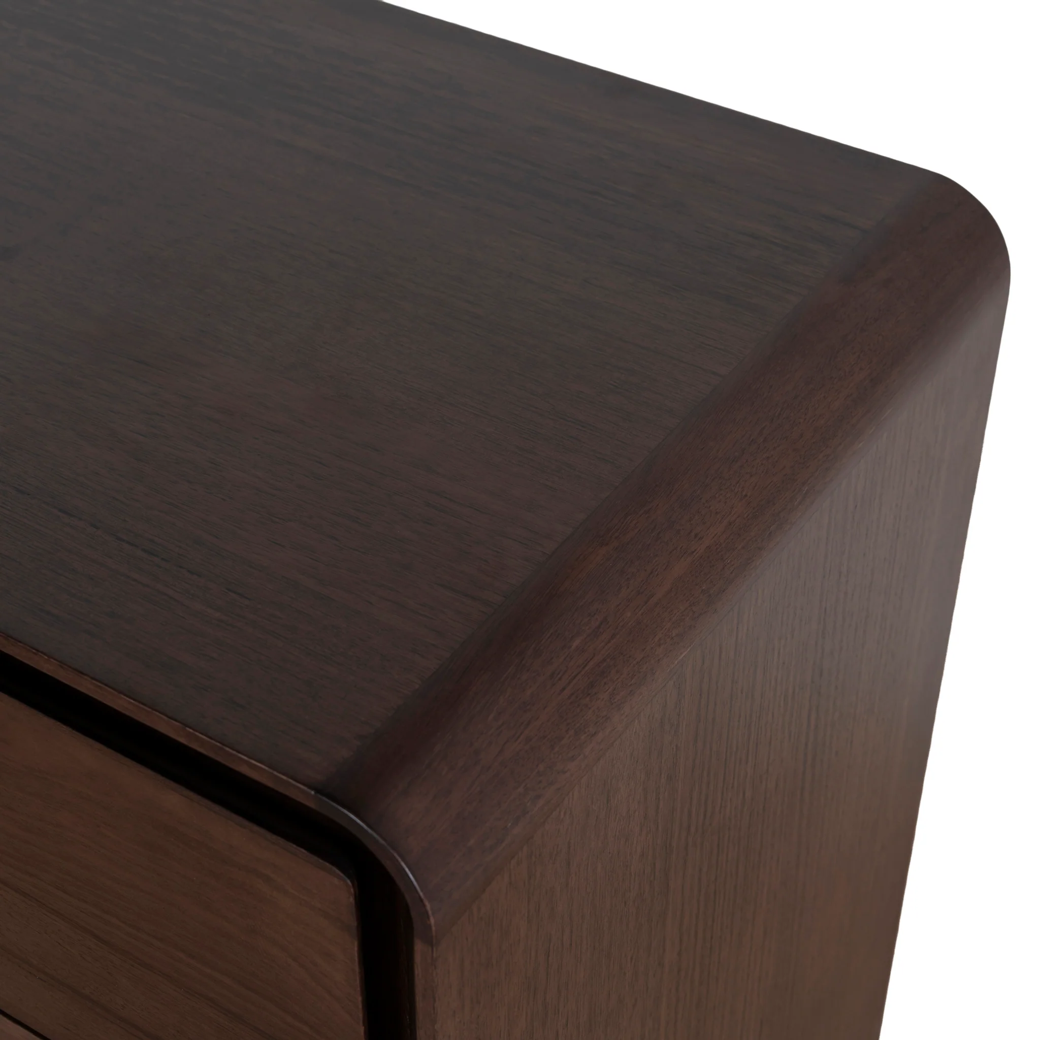CDT12351-AW Tallboy Drawer Chest - Walnut - Image 12