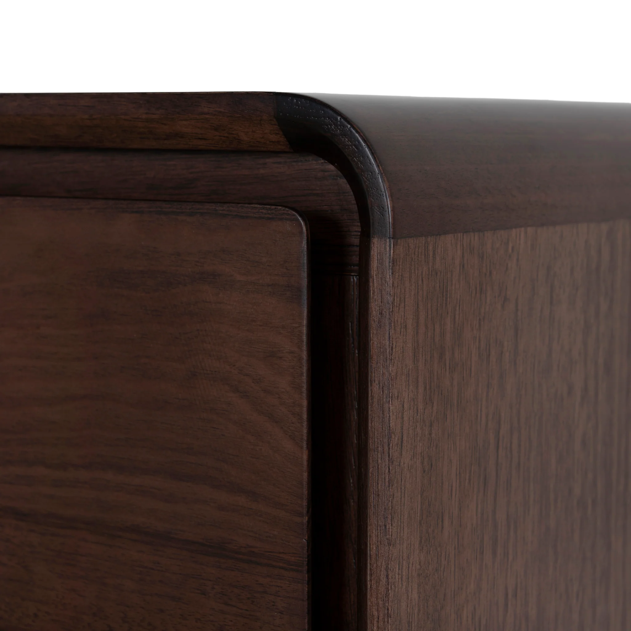CDT12351-AW Tallboy Drawer Chest - Walnut - Image 6