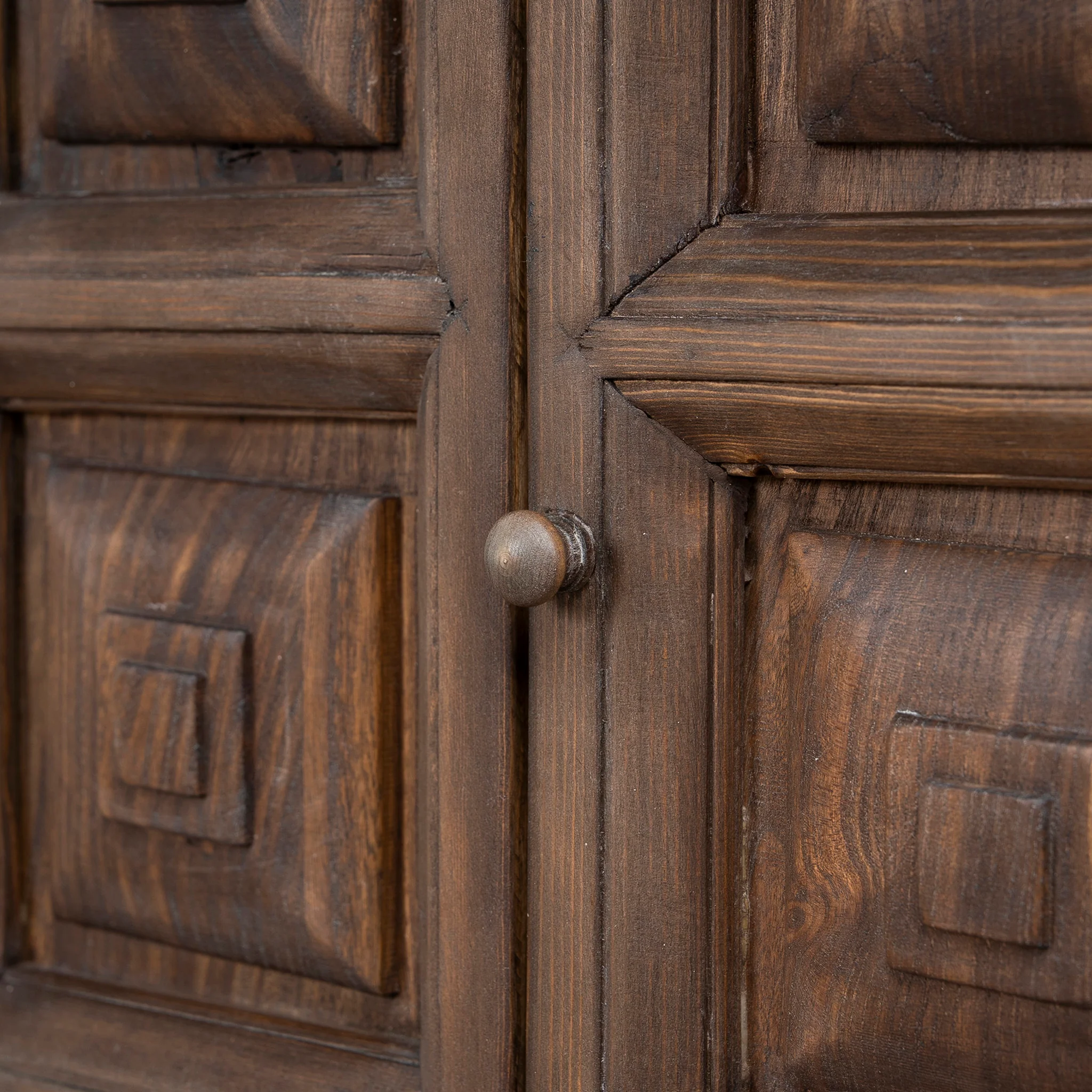 CDT12528-NA 1.83m Elm Sideboard Unit - Dark brown - Image 10