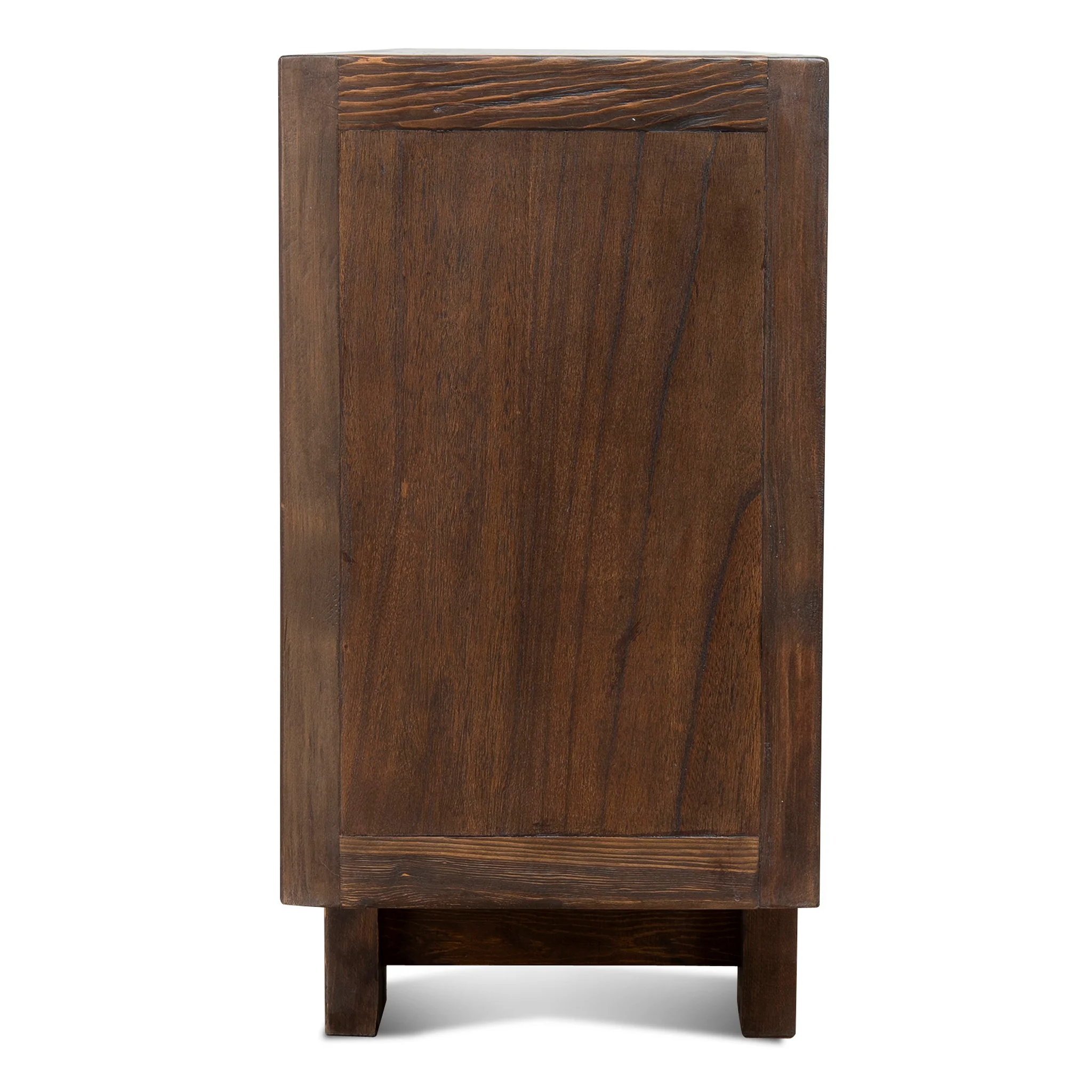CDT12528-NA 1.83m Elm Sideboard Unit - Dark brown - Image 5