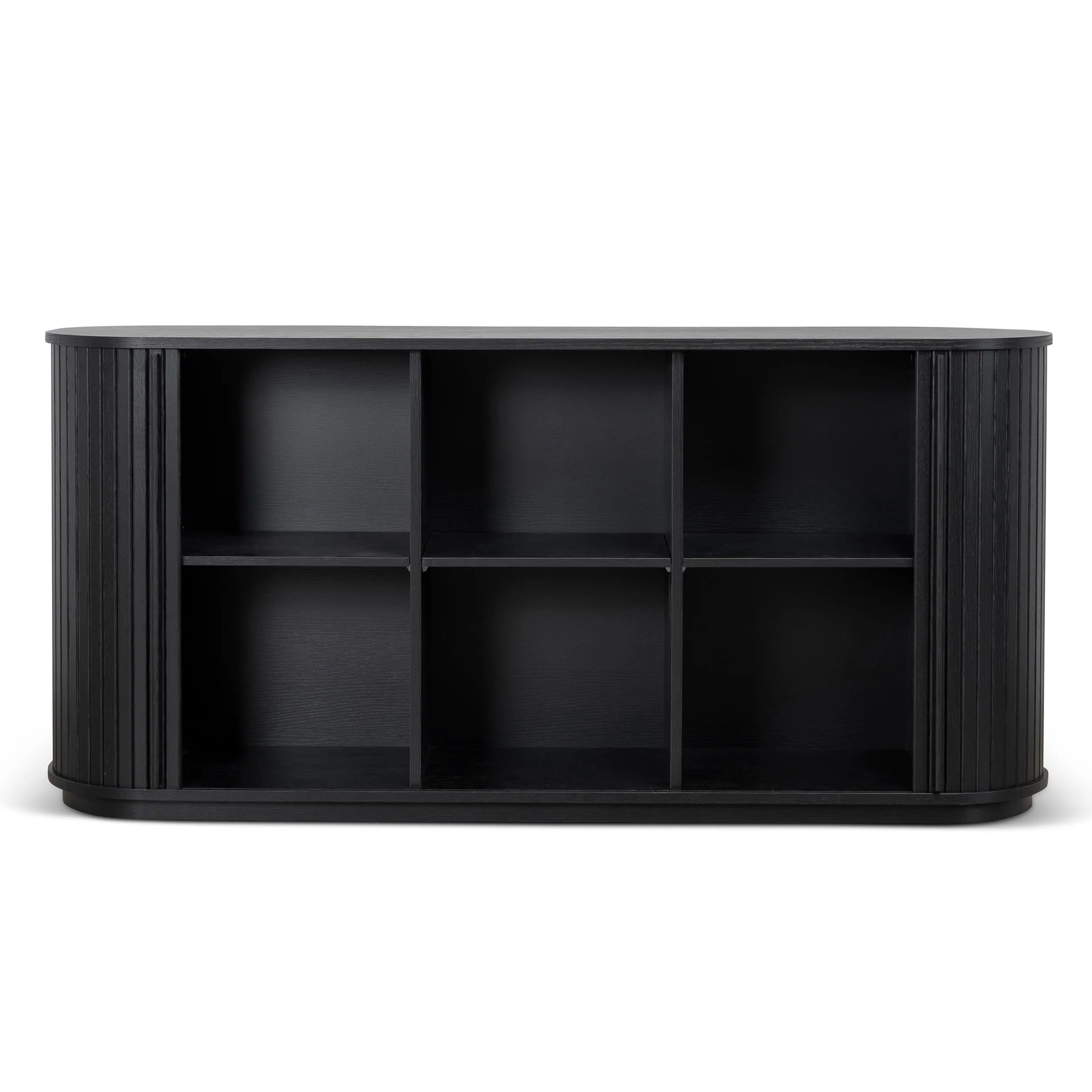CDT12545-KD 1.7m Wooden Buffets Unit - Full Black - Image 3