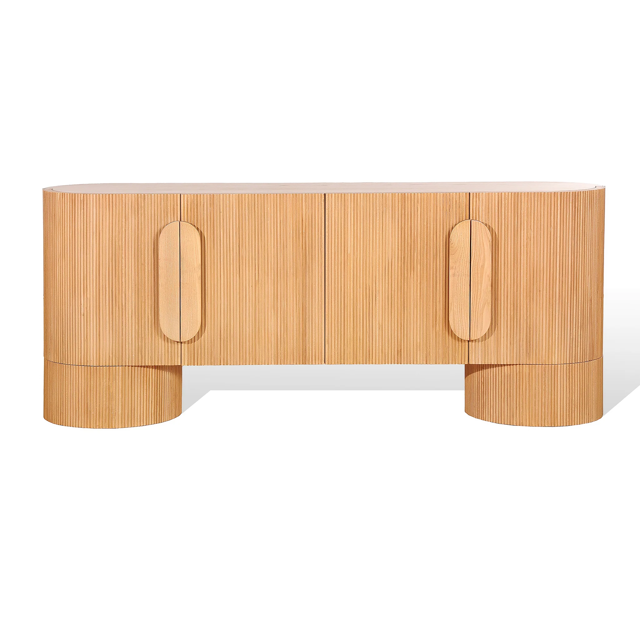CDT12659-NI 1.85m Sideboard Unit - Light Natural - Image 2