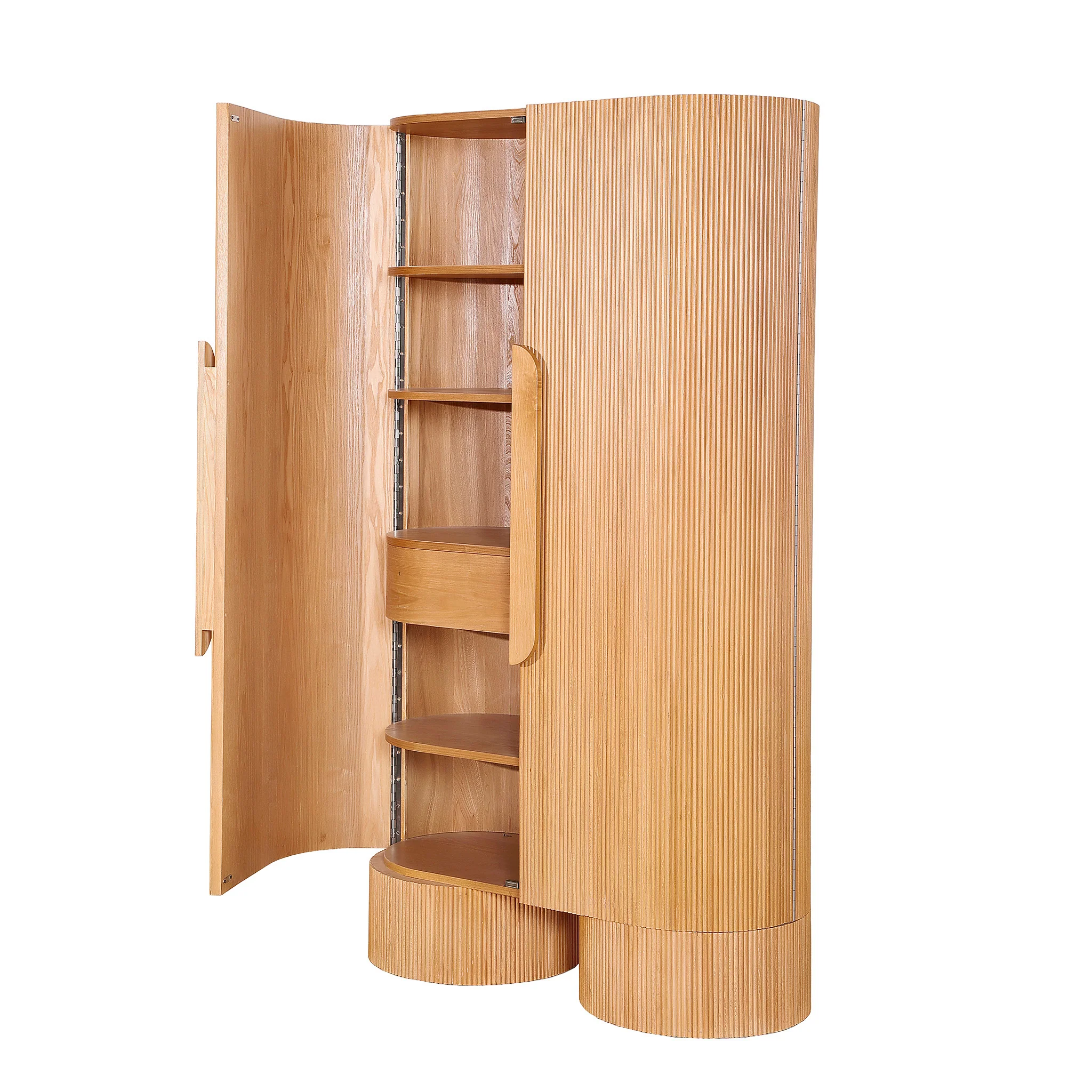 CDT12660-NI 1.82m (H) Tall Cabinet Unit - Light Natural - Image 4