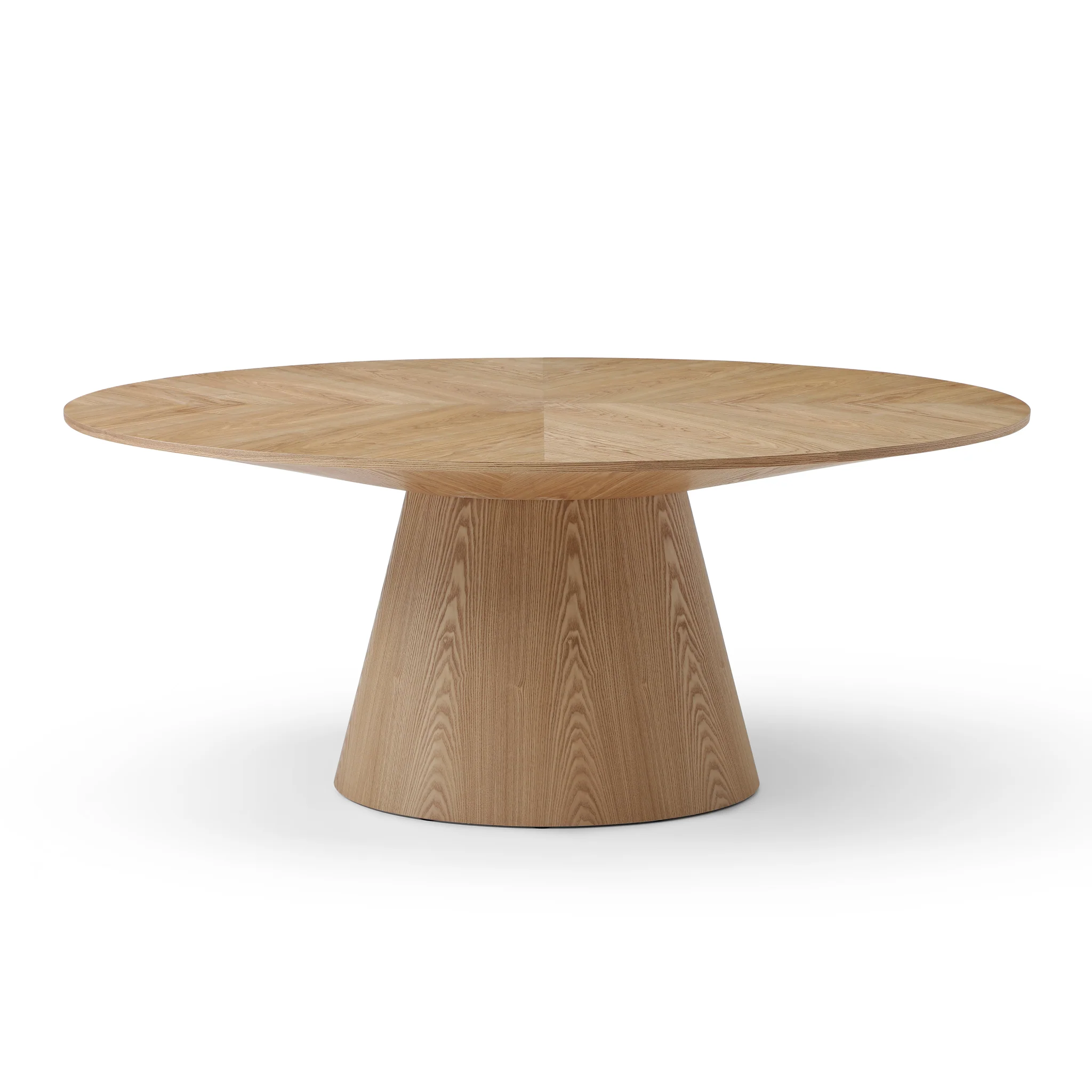 CDT12714-RX 1.83m Oval Dining Table - Ash Natural - Image 2