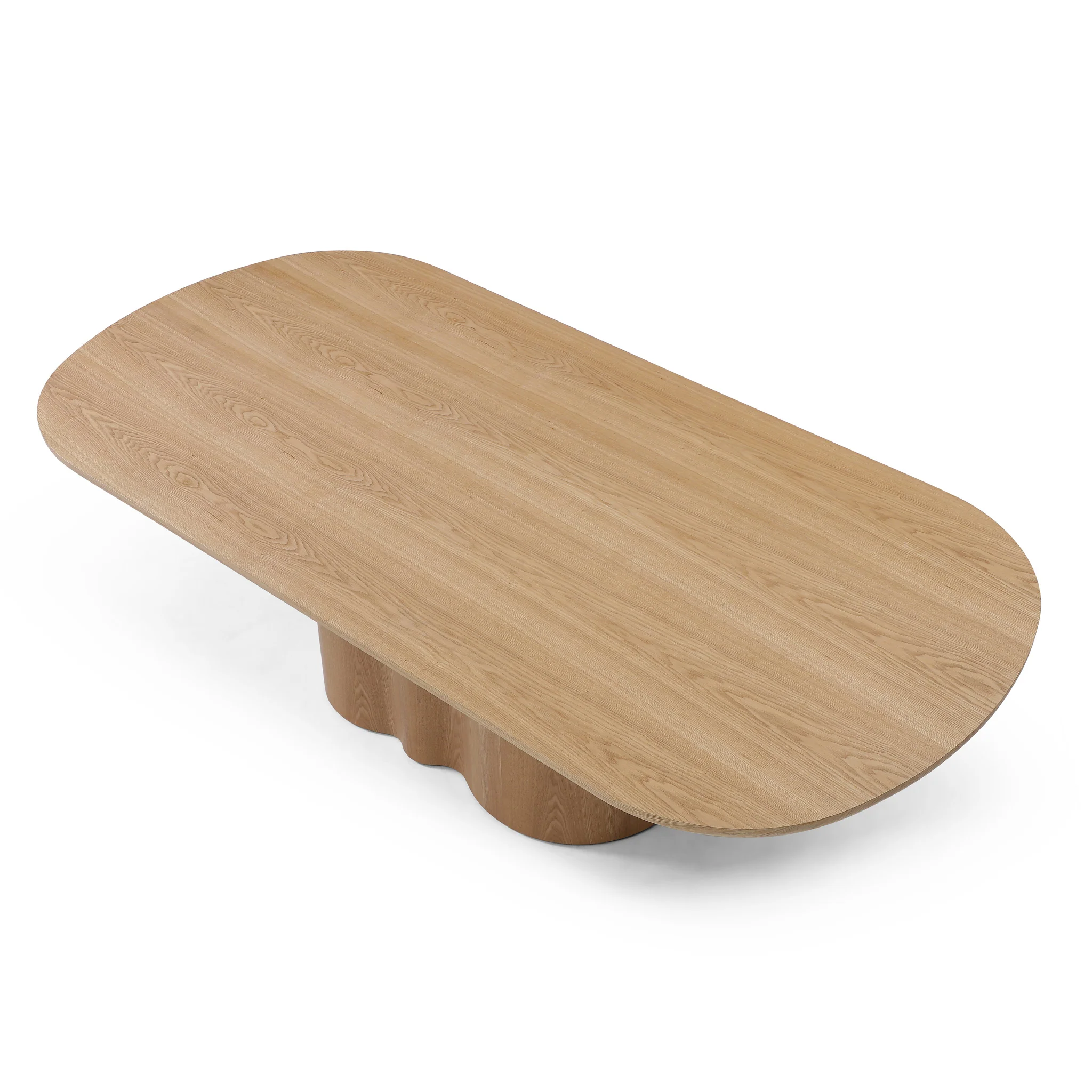 CDT12722-RX 2.39m Oval Dining Table - Ash Natural - Image 3