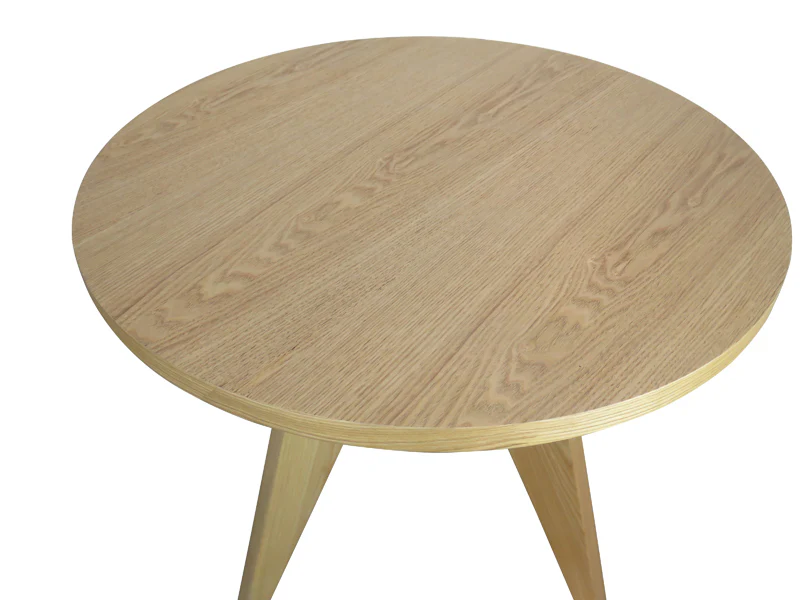 CDT137-SD 80cm Round Dining Table - Natural - Image 3