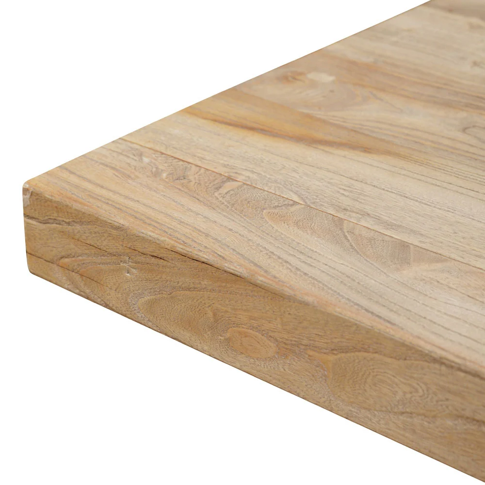 CDT2241 Reclaimed Dining Table 2.4m - Rustic Natural - Image 9