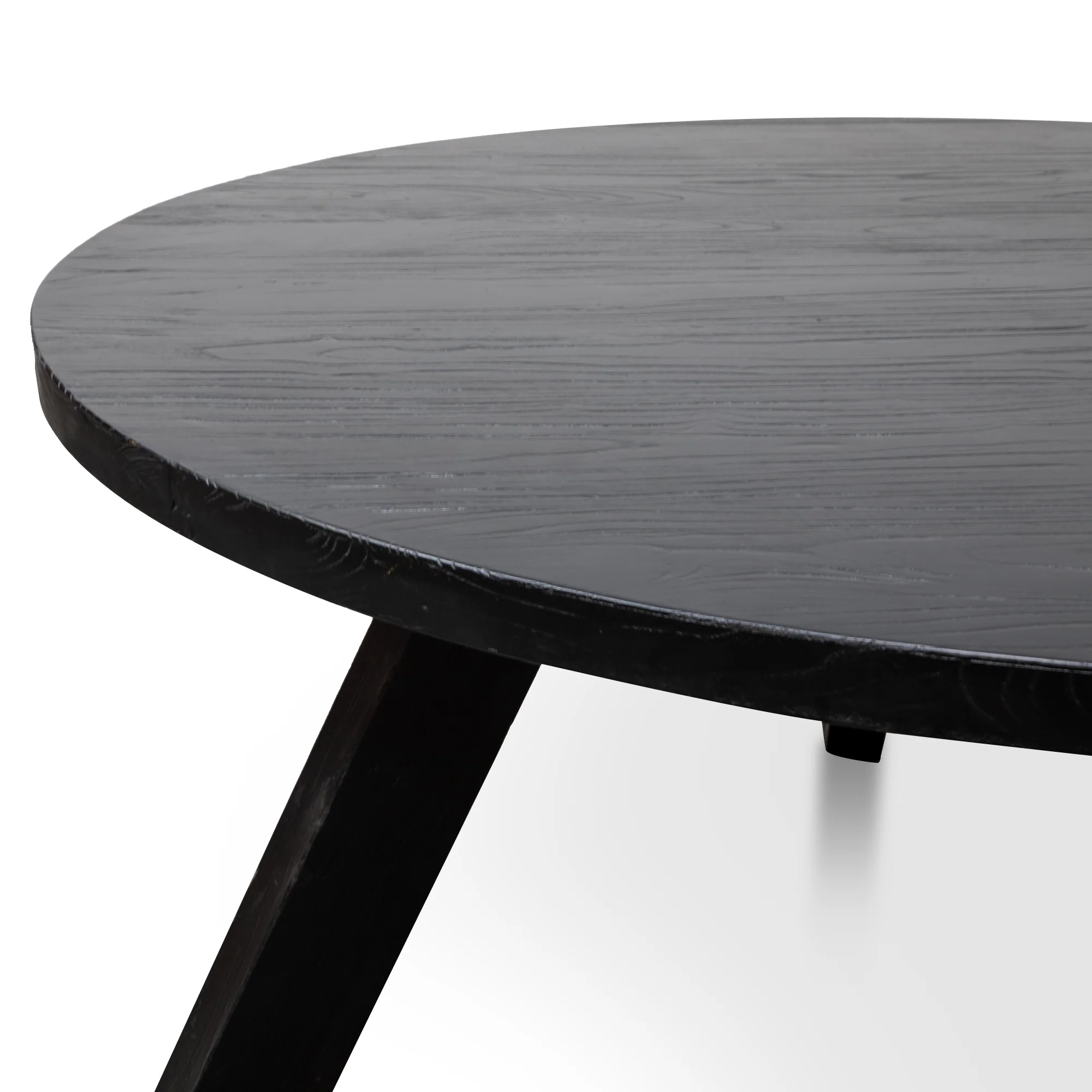 CDT2747 - 1.5M Round Dining Table - Full Black - Image 3