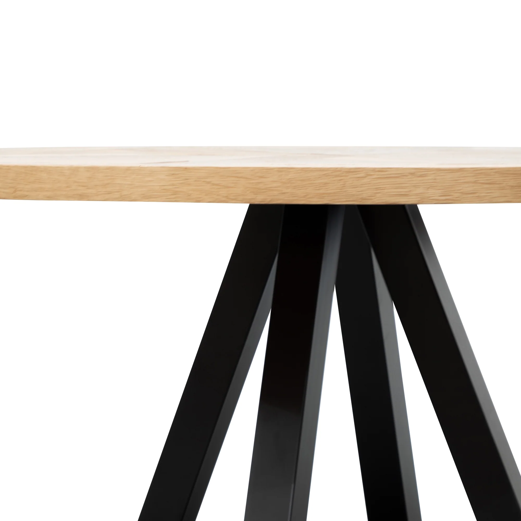 CDT2801-VN Round Dining Table - Oak - Image 3