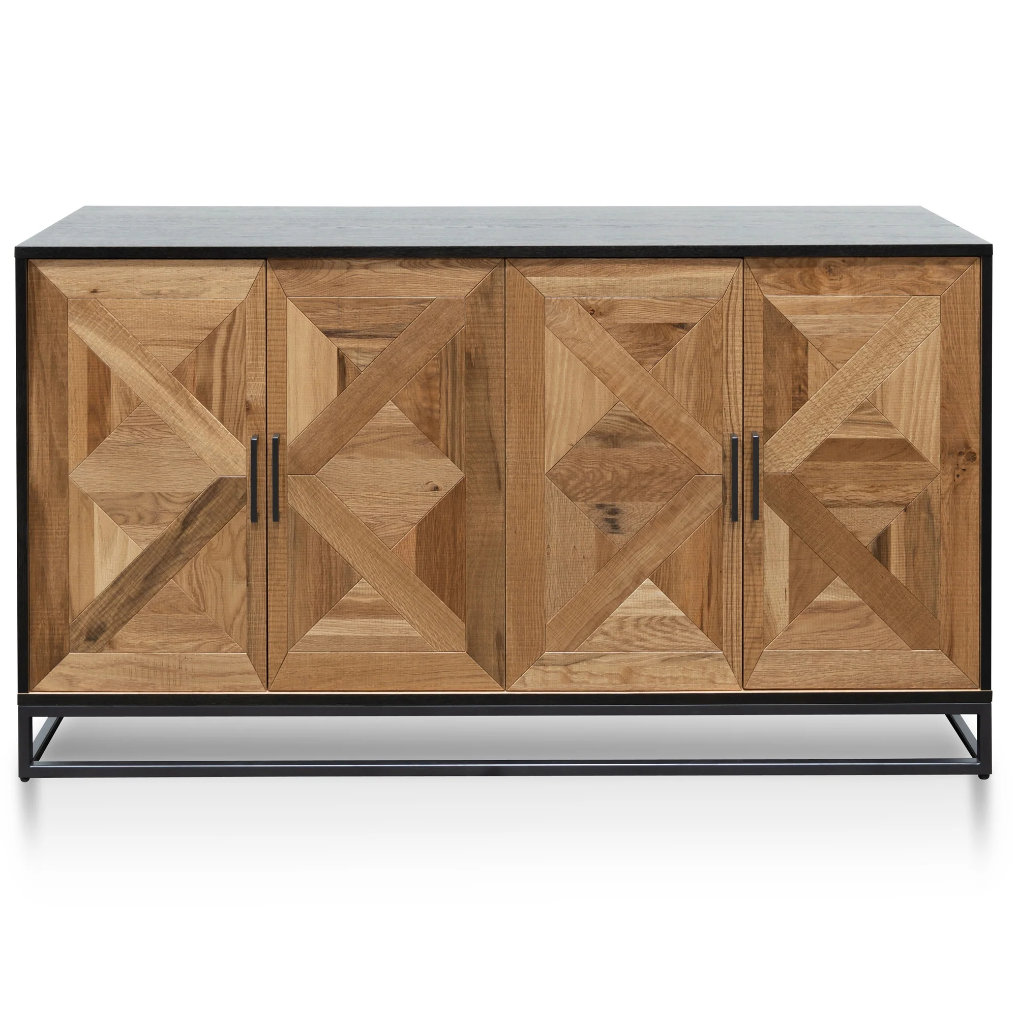 CDT2802-VN Wide Sideboard - European Knotty Oak and Peppercorn - Image 5