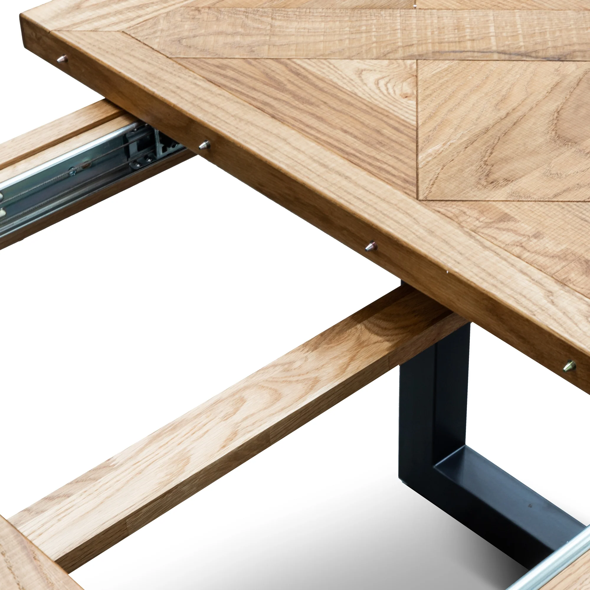 CDT2805-VN 4-6 Seater Extendable Dining table - European Oak - Image 12