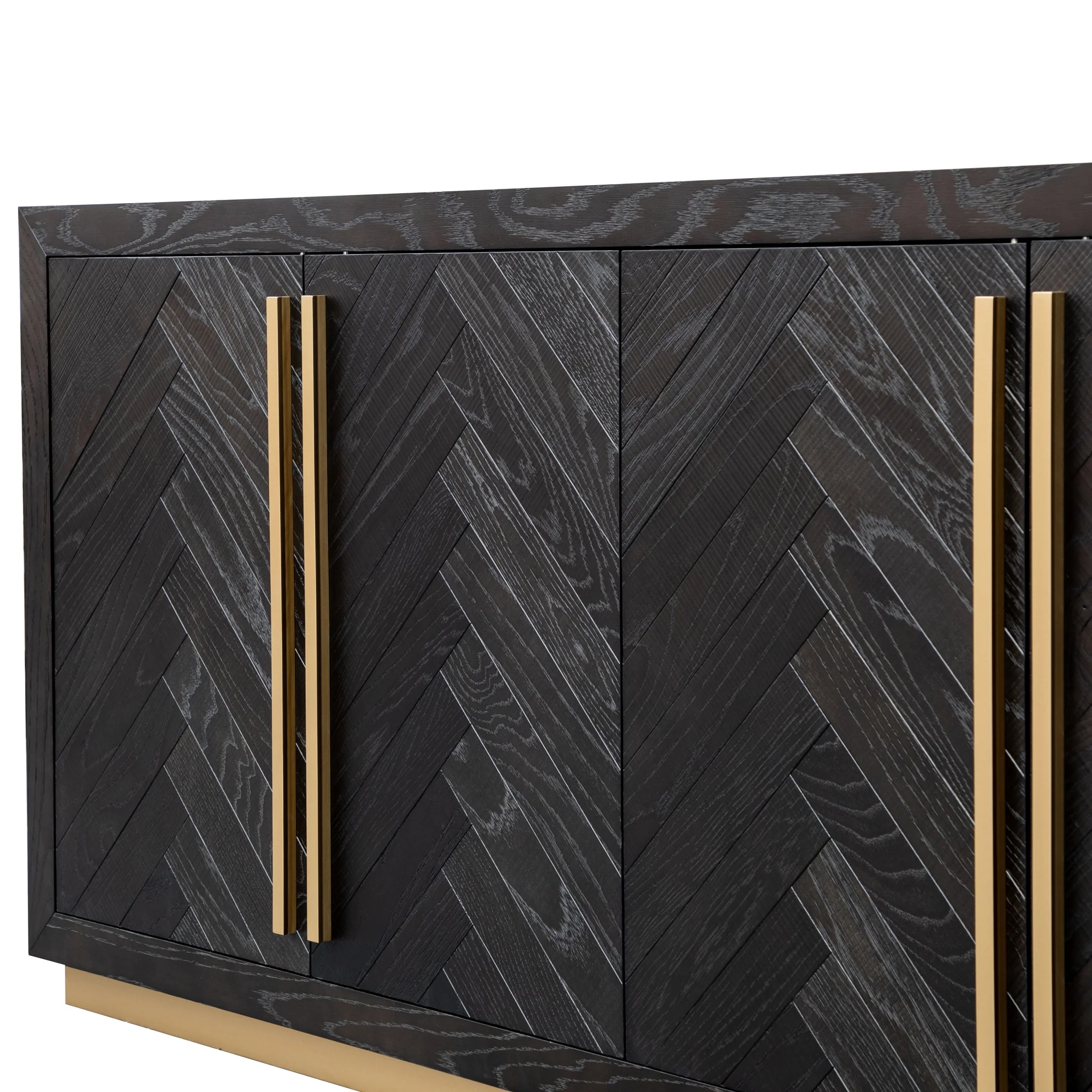 CDT2806-VN Wide Sideboard - Black and Brass - Image 11