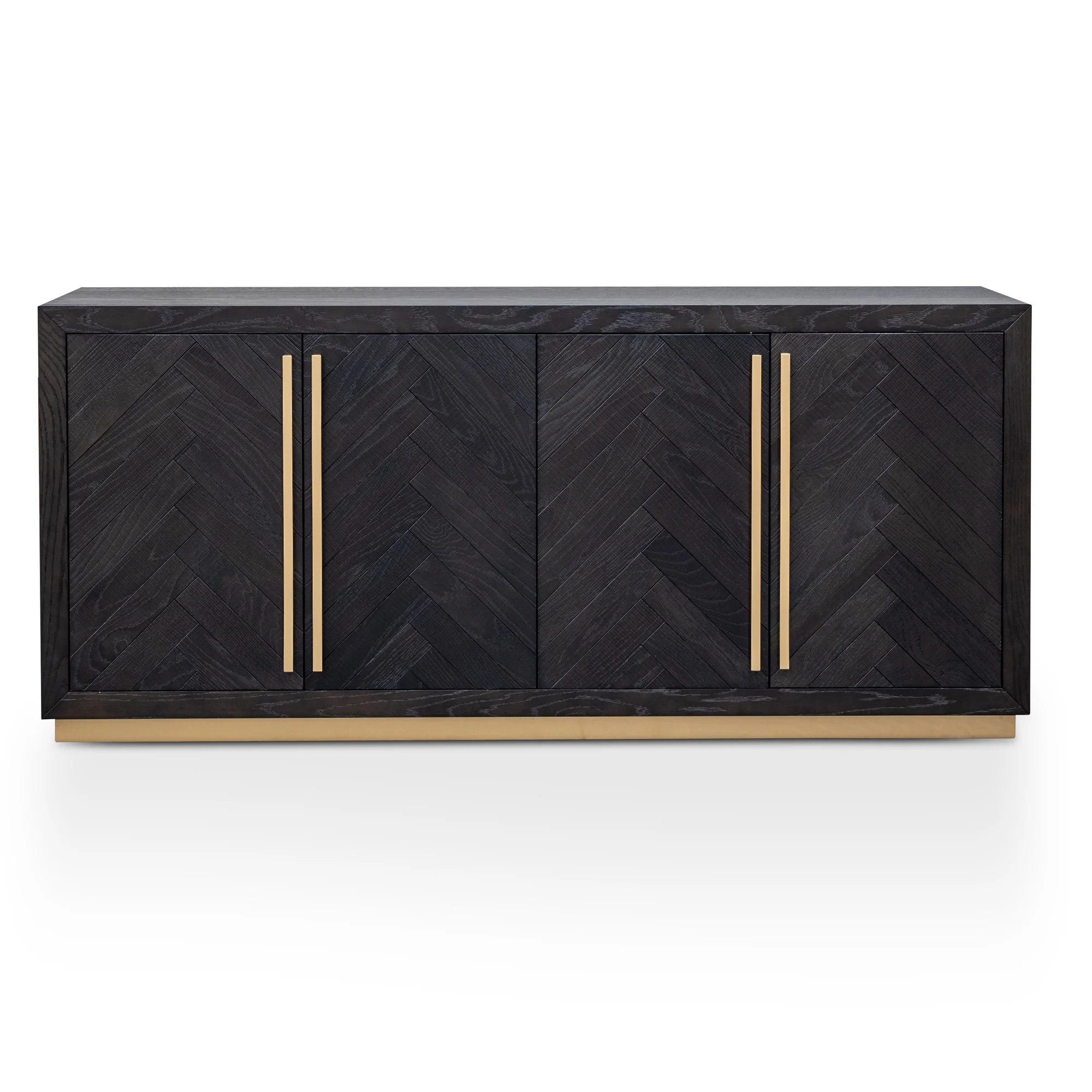 CDT2806-VN Wide Sideboard - Black and Brass - Image 3