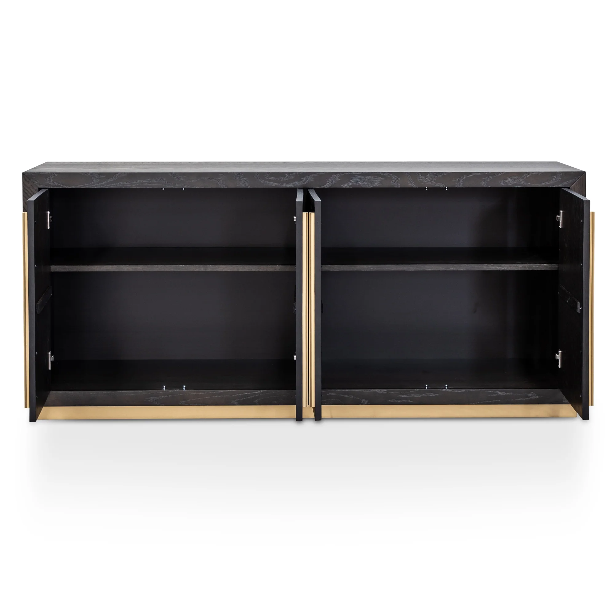 CDT2806-VN Wide Sideboard - Black and Brass - Image 6