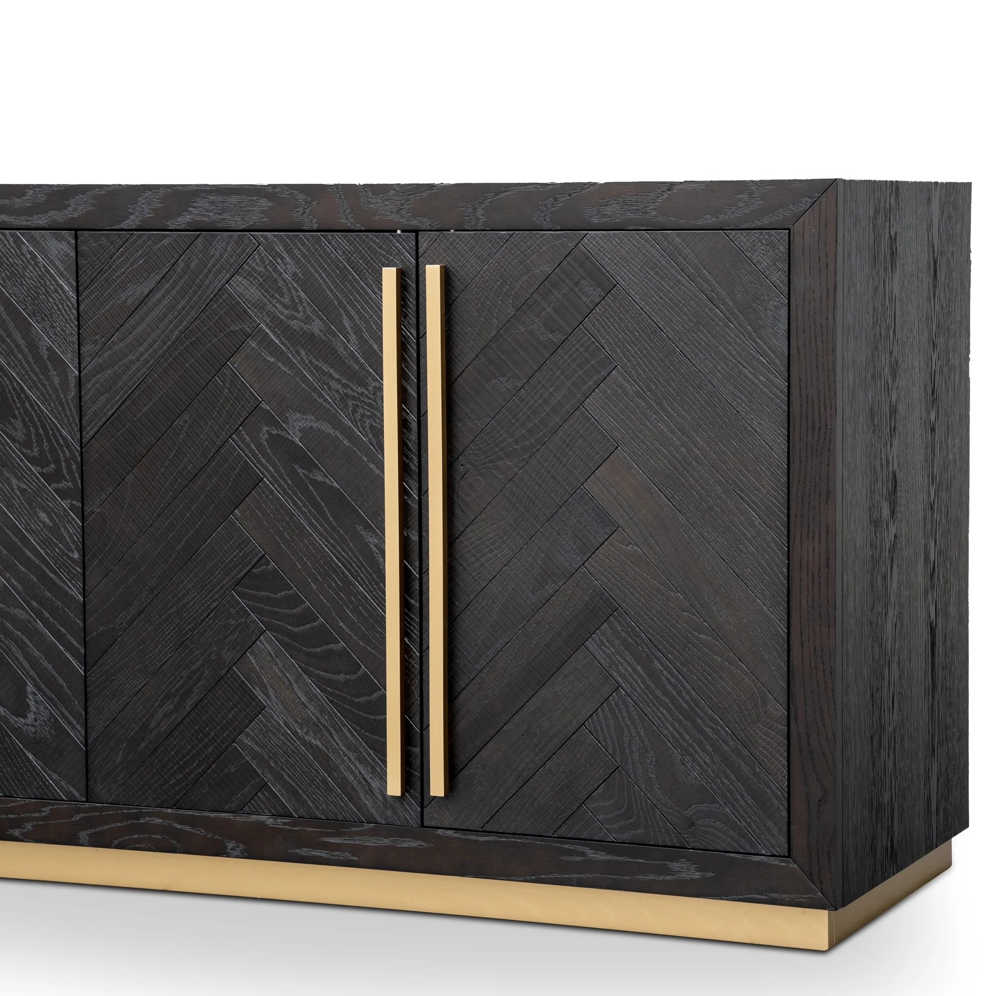 CDT2806-VN Wide Sideboard - Black and Brass - Image 7