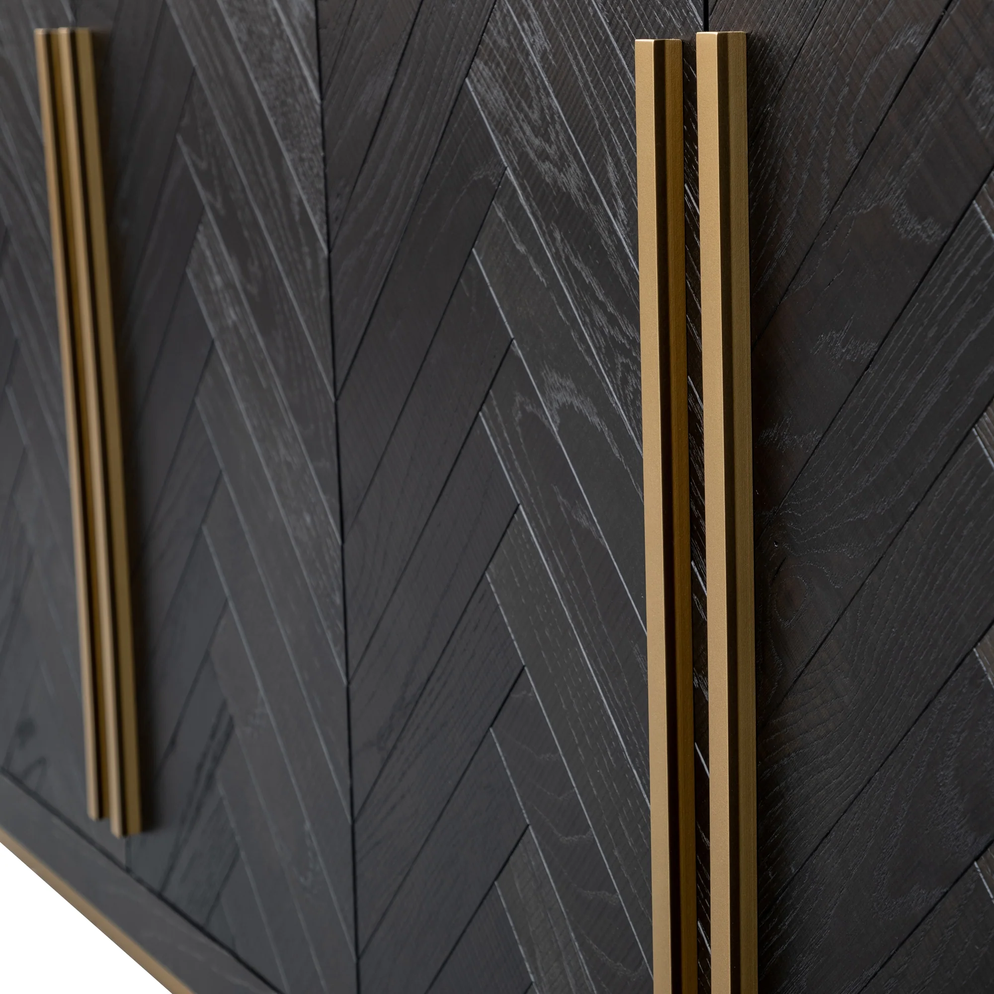 CDT2806-VN Wide Sideboard - Black and Brass - Image 8