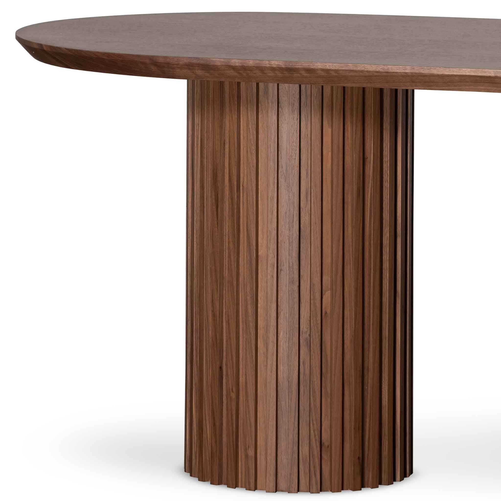 CDT2885-CN 2.2m Dining Table - Walnut - Image 10