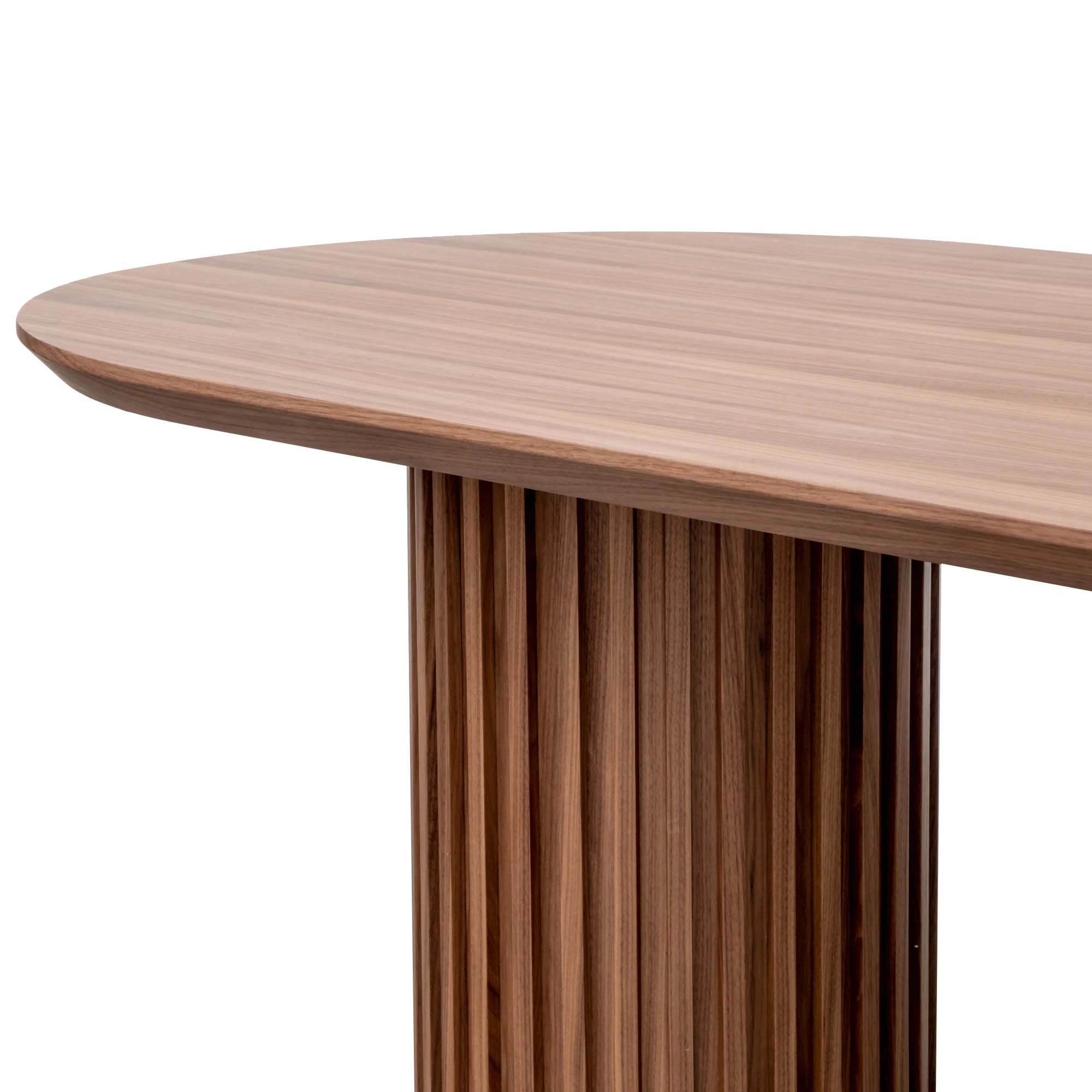CDT2885-CN 2.2m Dining Table - Walnut - Image 3