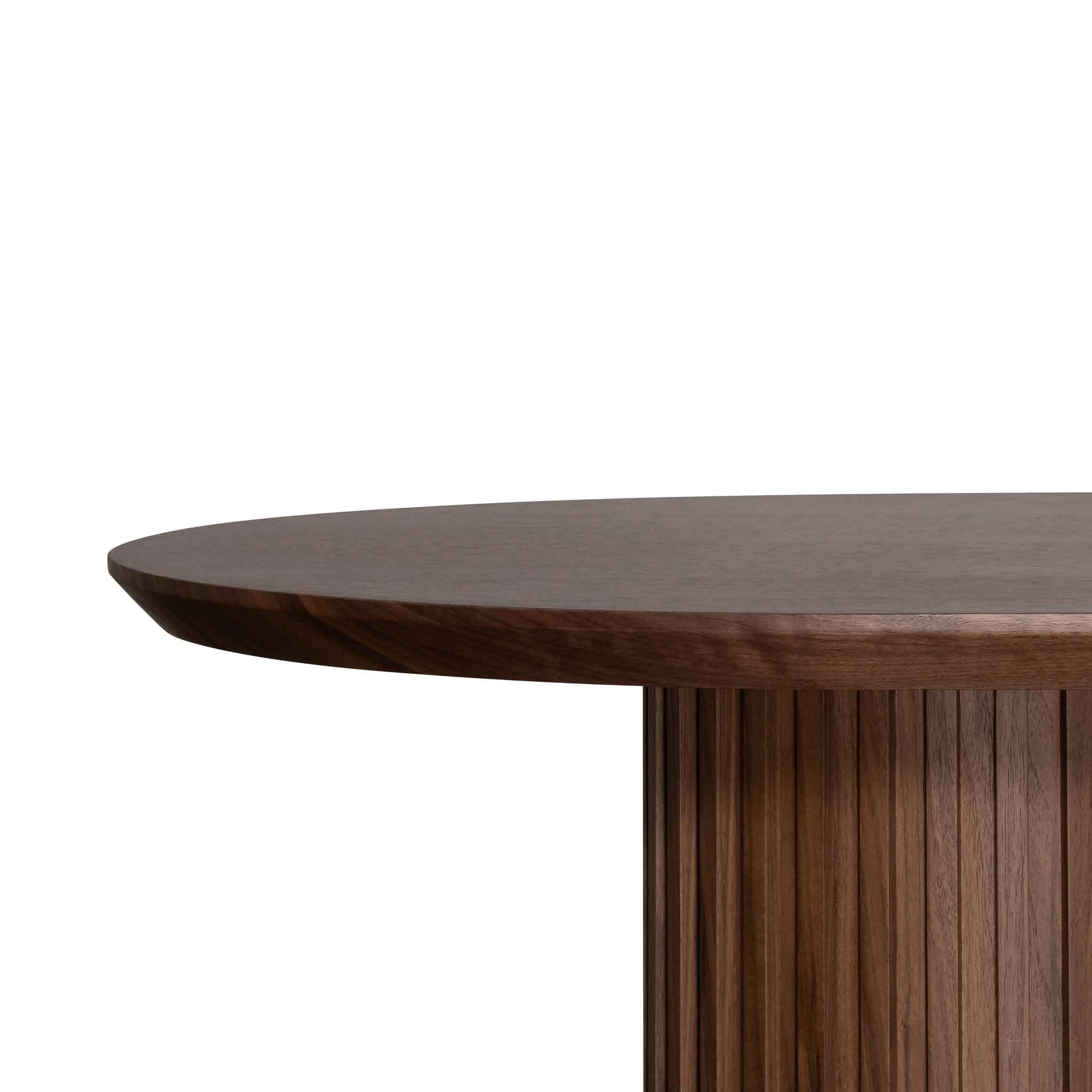 CDT2885-CN 2.2m Dining Table - Walnut - Image 9