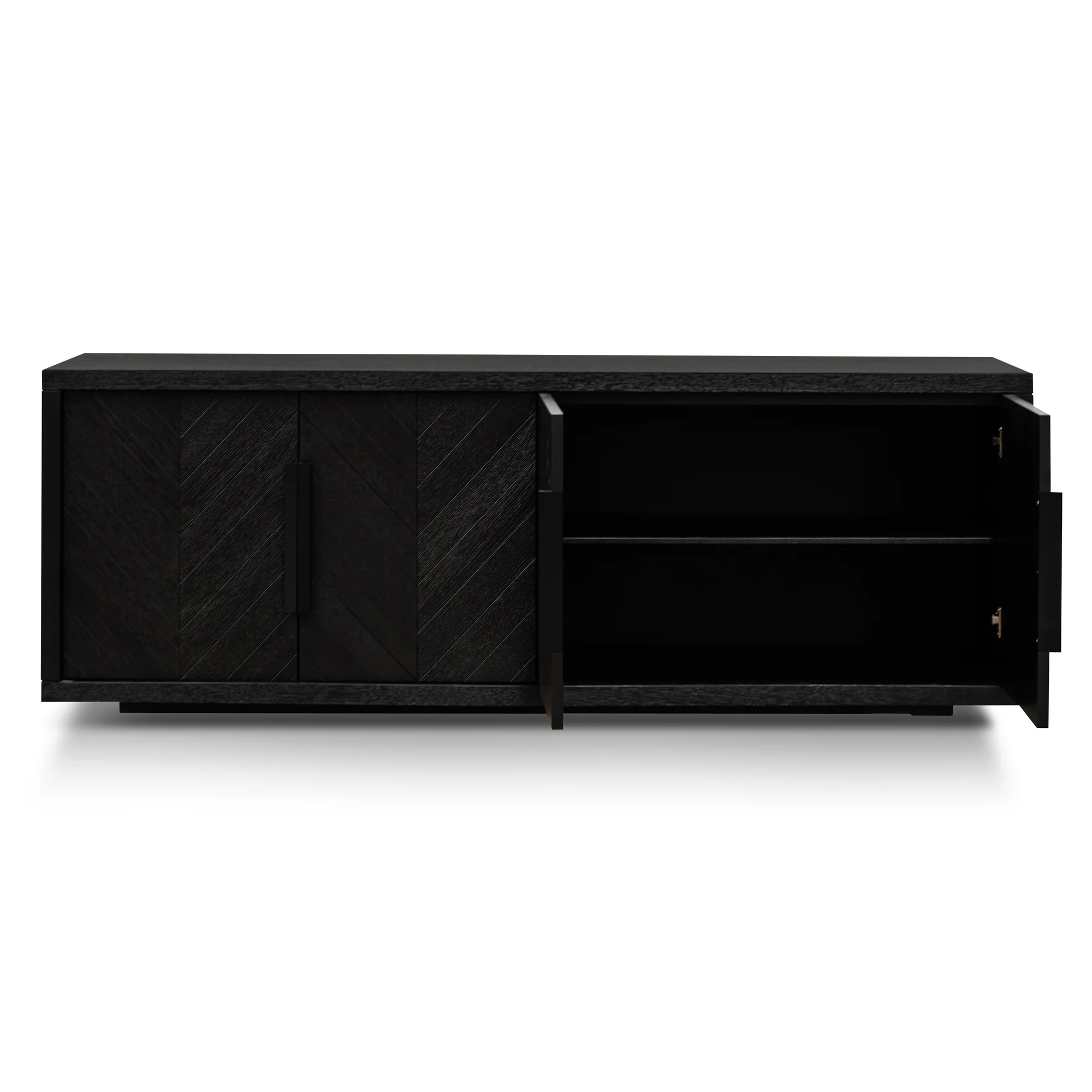 CDT2908-VA 2m Buffet Unit - Textured Espresso Black - Image 3