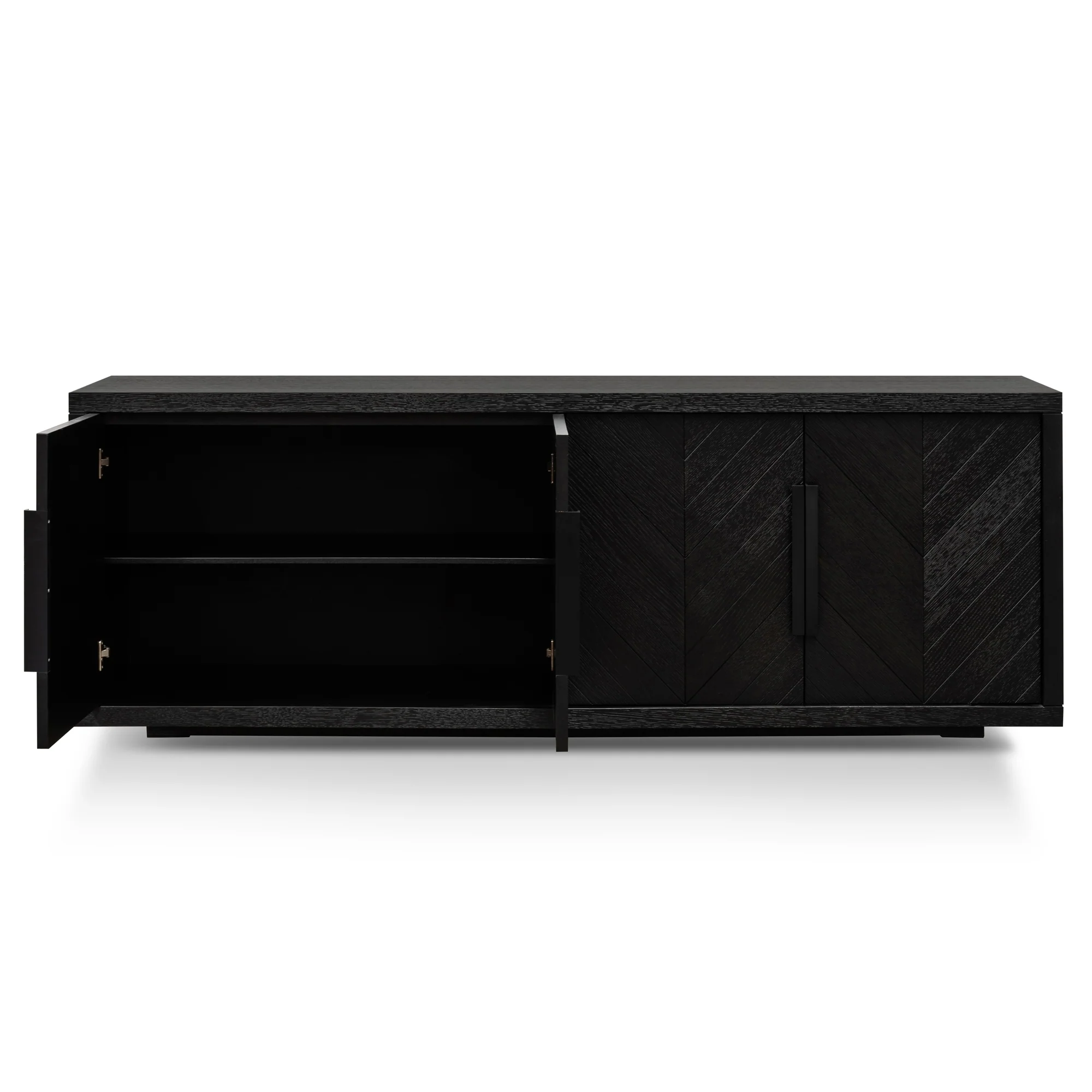 CDT2908-VA 2m Buffet Unit - Textured Espresso Black - Image 5
