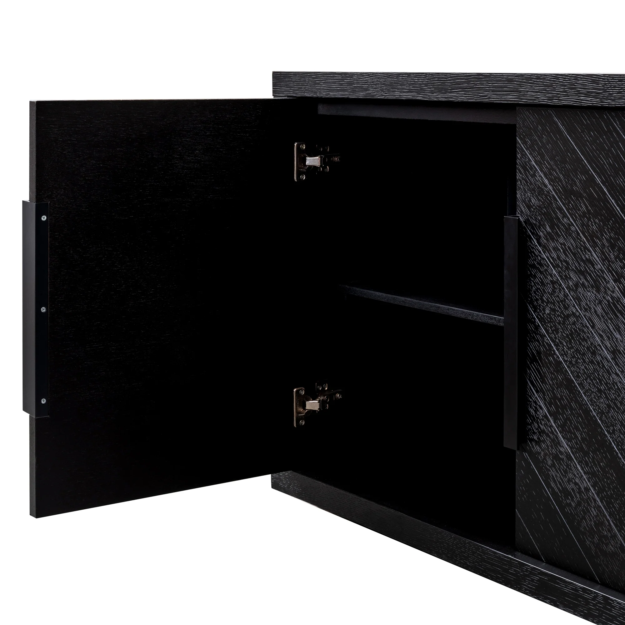 CDT2908-VA 2m Buffet Unit - Textured Espresso Black - Image 7