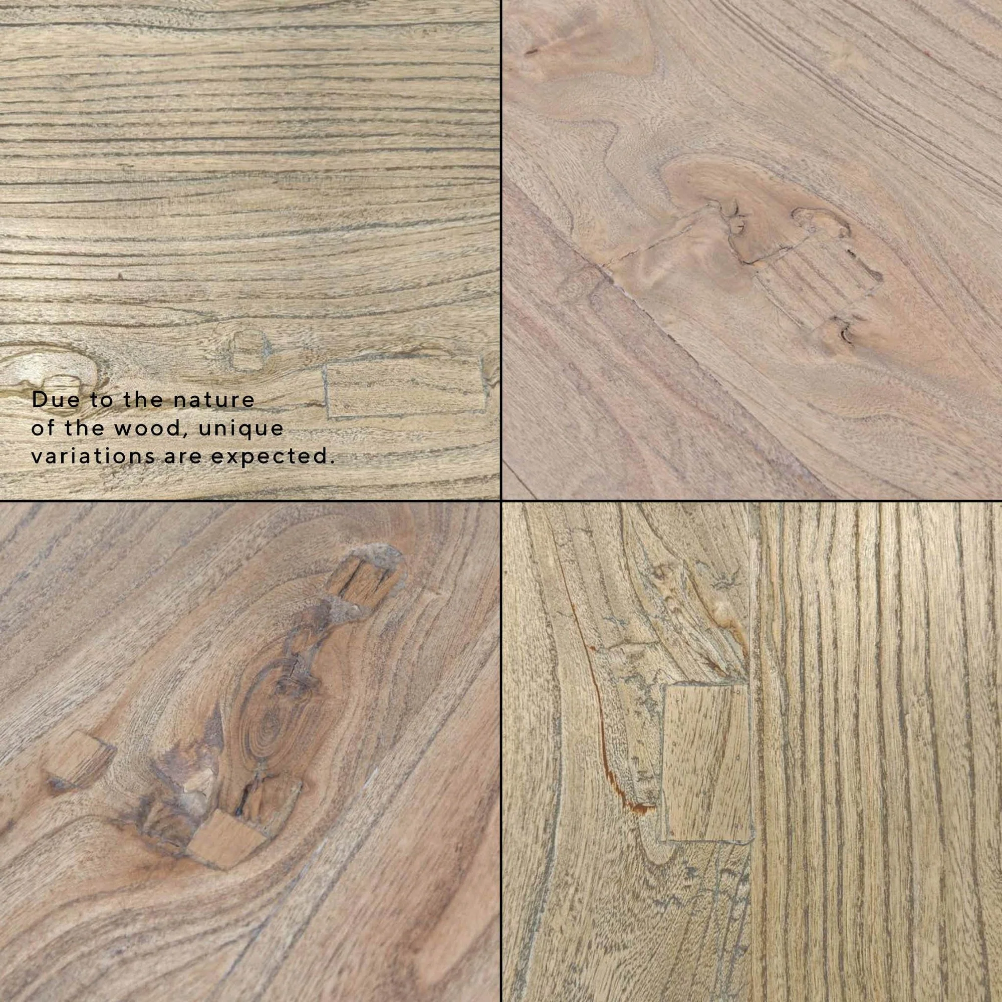 CDT501 Dining Table 1.98m - Rustic Natural - Image 11