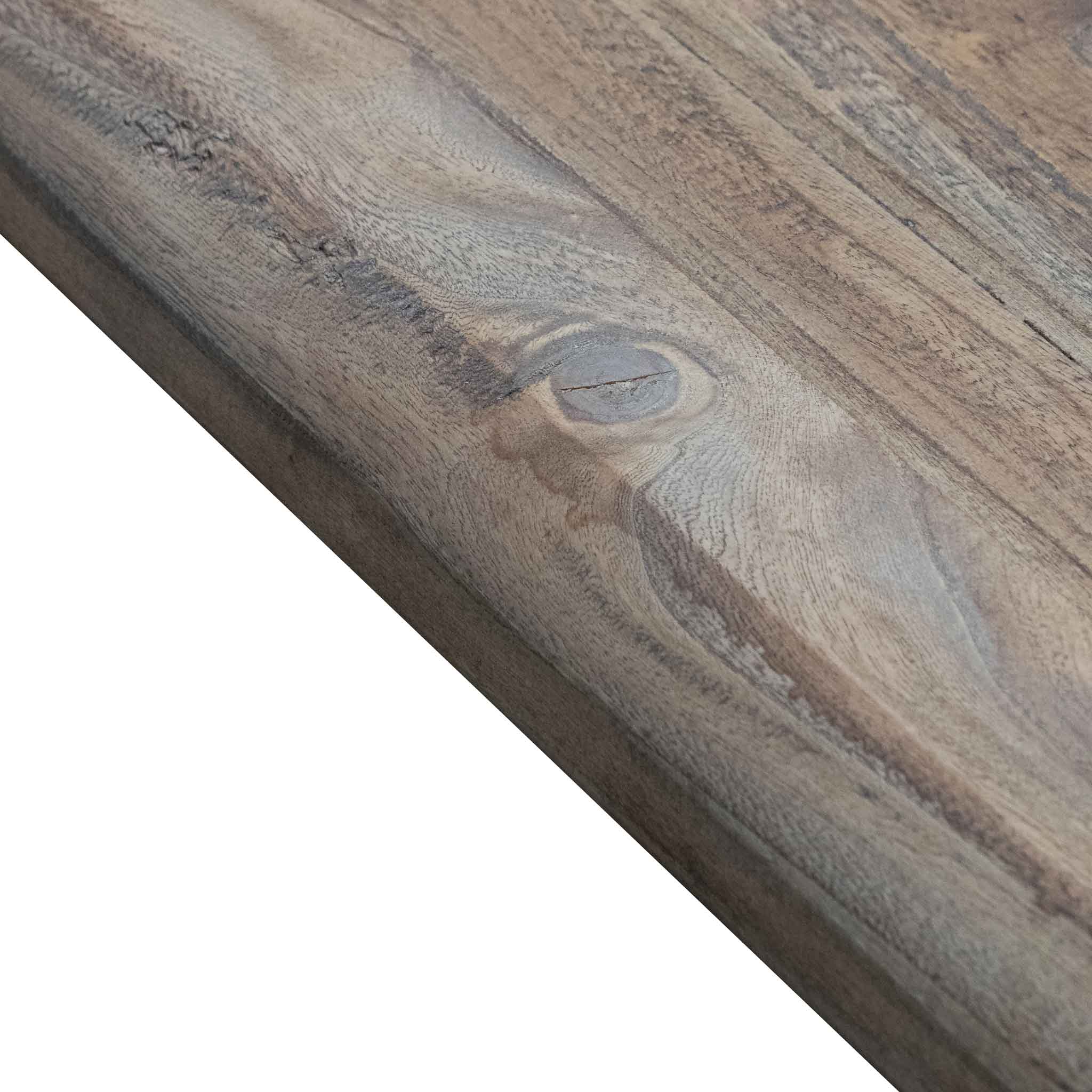 CDT514 3m Reclaimed Elm Dining Table - Rustic Natural - Image 7