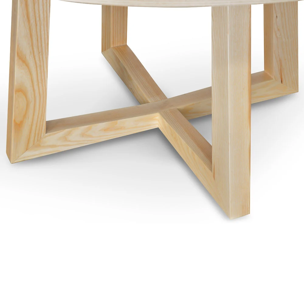 CDT585 1.5m Round Dining Table - Natural - Image 4