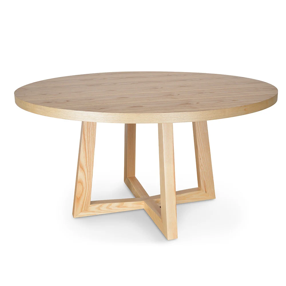 CDT585 1.5m Round Dining Table - Natural - Image 5